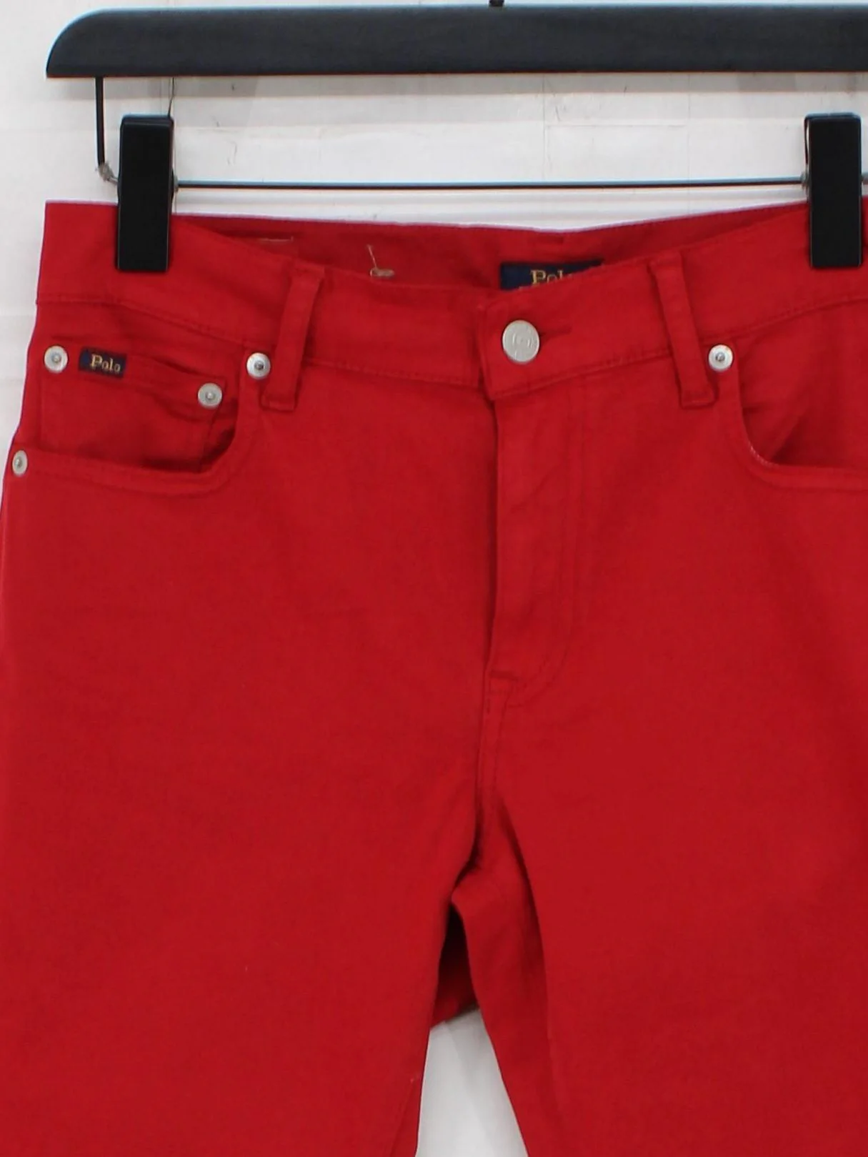 Ralph Lauren Women's Jeans W 29 in Red Cotton with Elastane, Other Skinny - Image 3