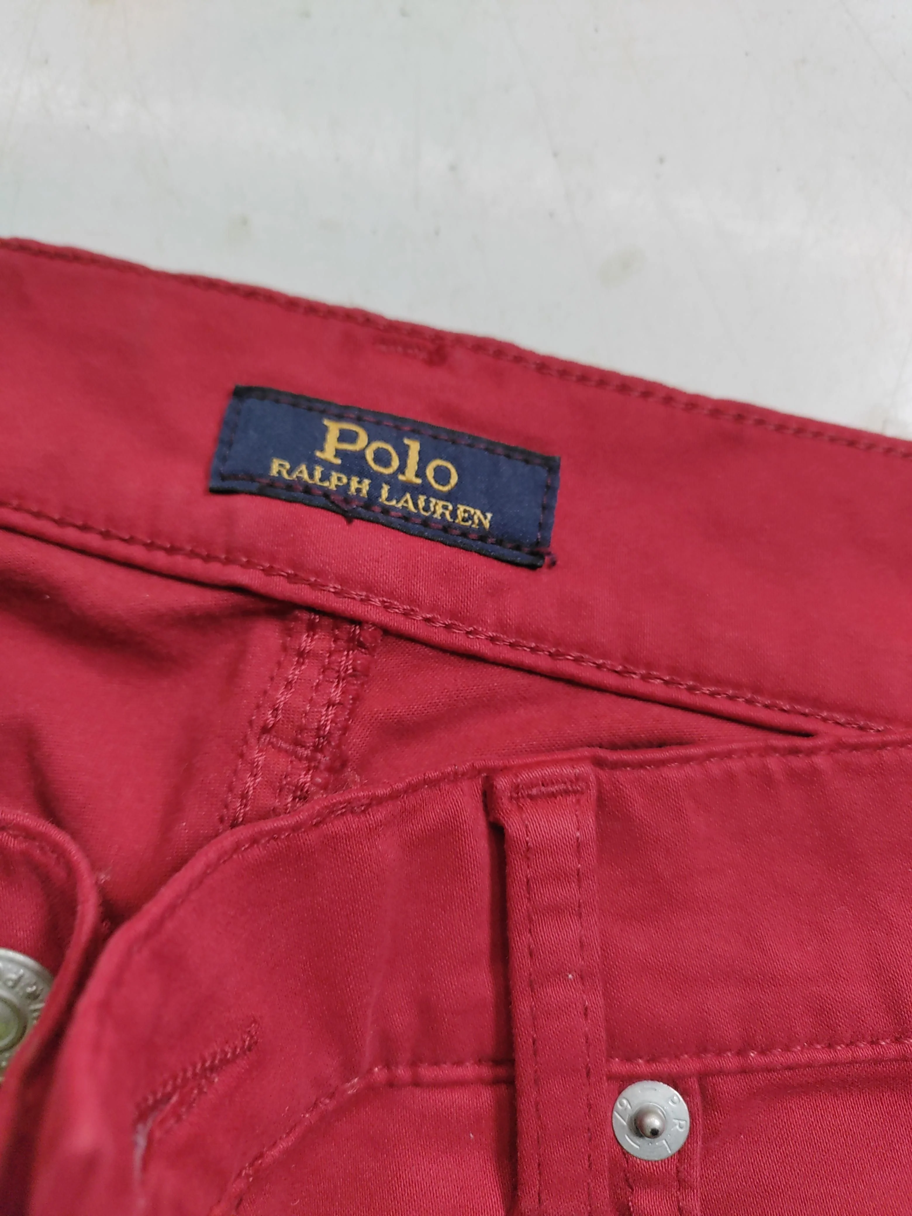 Ralph Lauren Women's Jeans W 29 in Red Cotton with Elastane, Other Skinny - Image 5