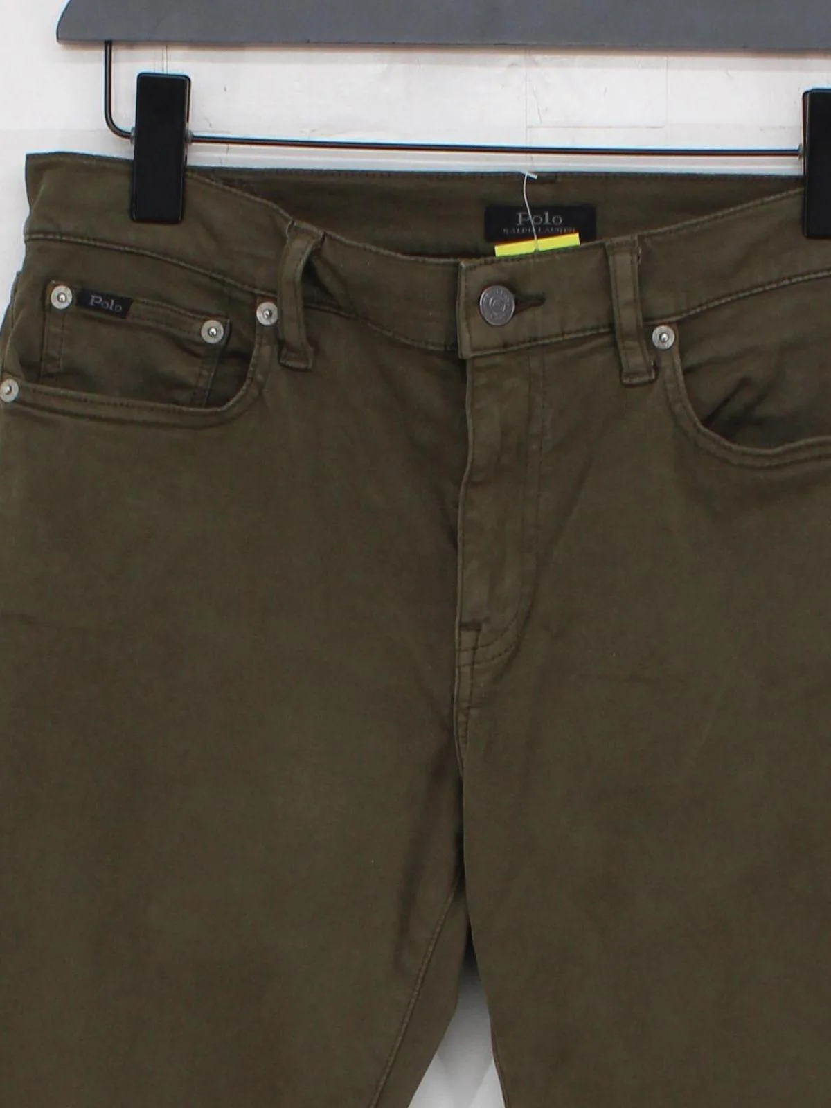 Ralph Lauren Women's Jeans W 30 in Green Cotton with Elastane Skinny - Image 3