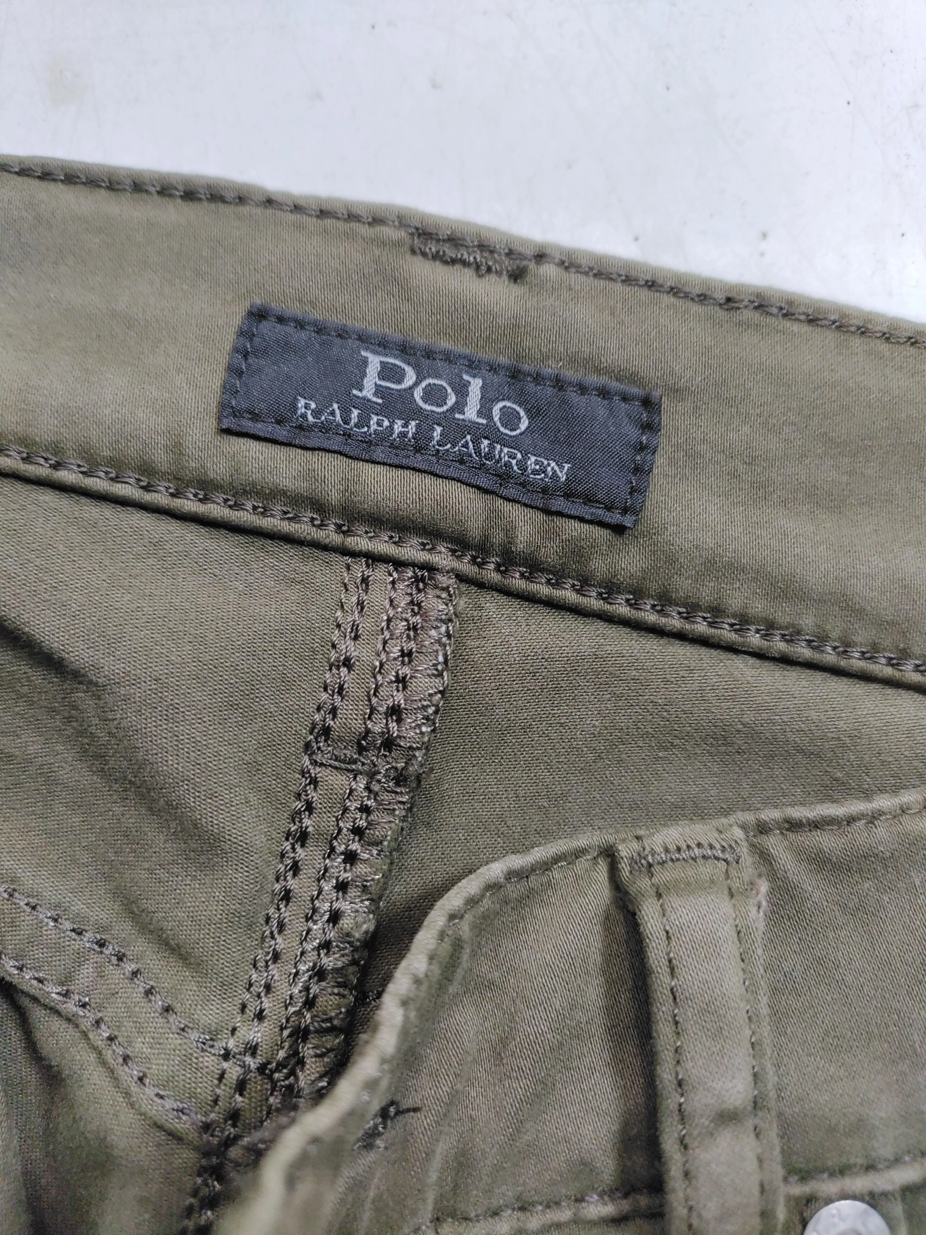 Ralph Lauren Women's Jeans W 30 in Green Cotton with Elastane Skinny - Image 6