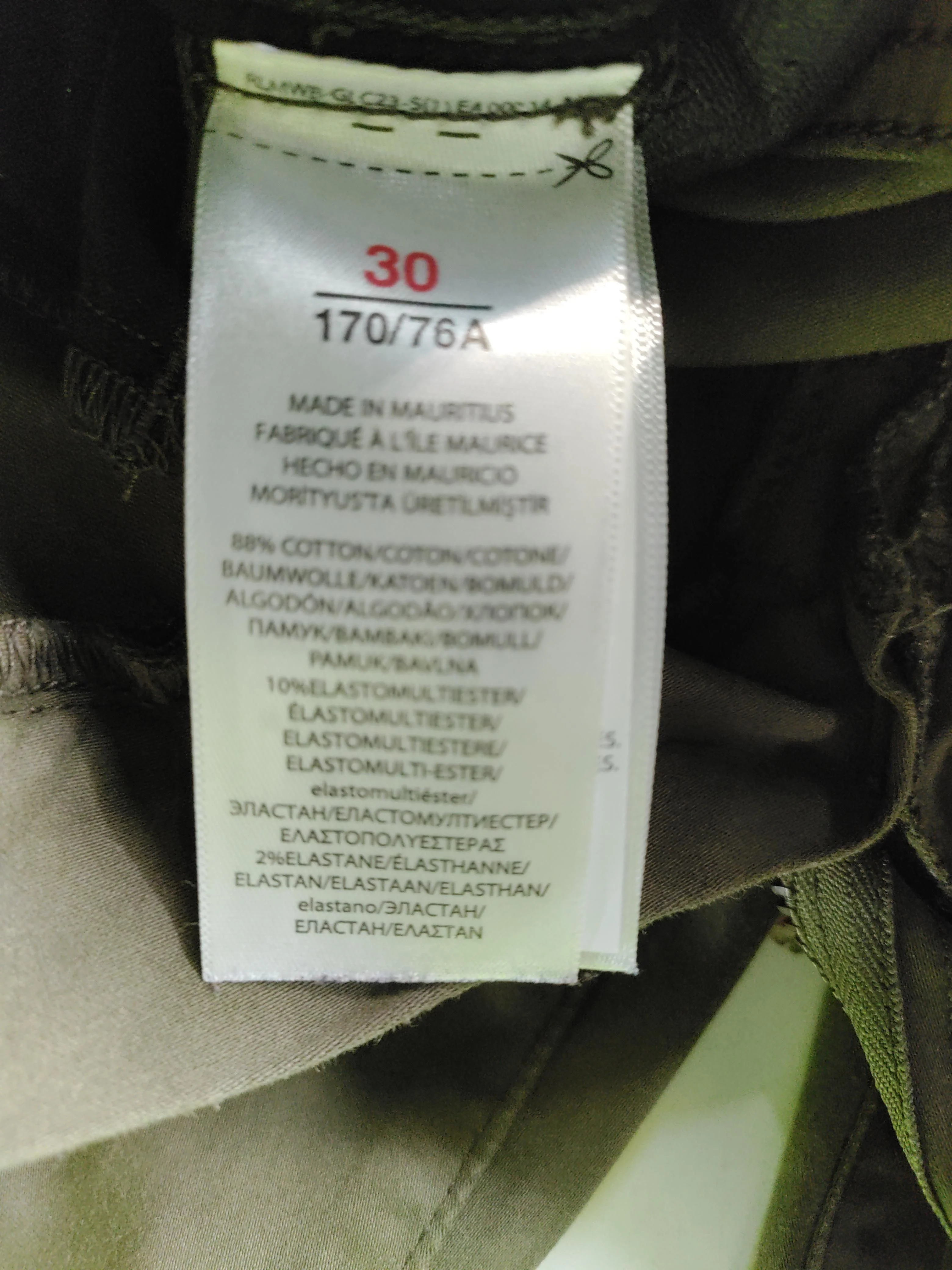 Ralph Lauren Women's Jeans W 30 in Green Cotton with Elastane Skinny - Image 7