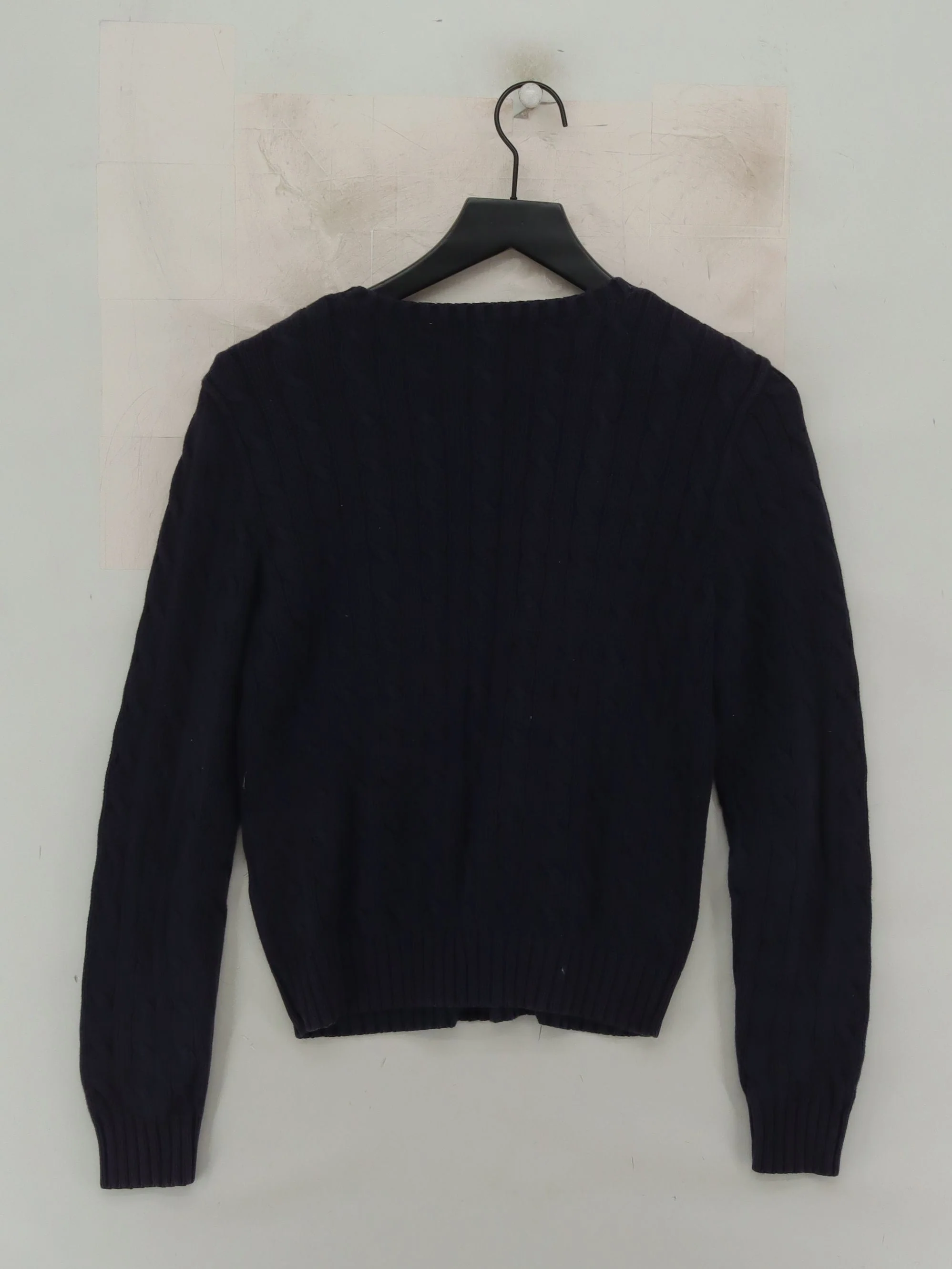 Ralph Lauren Women's Jumper L Blue 100% Cotton Crew Neck Pullover - Image 2