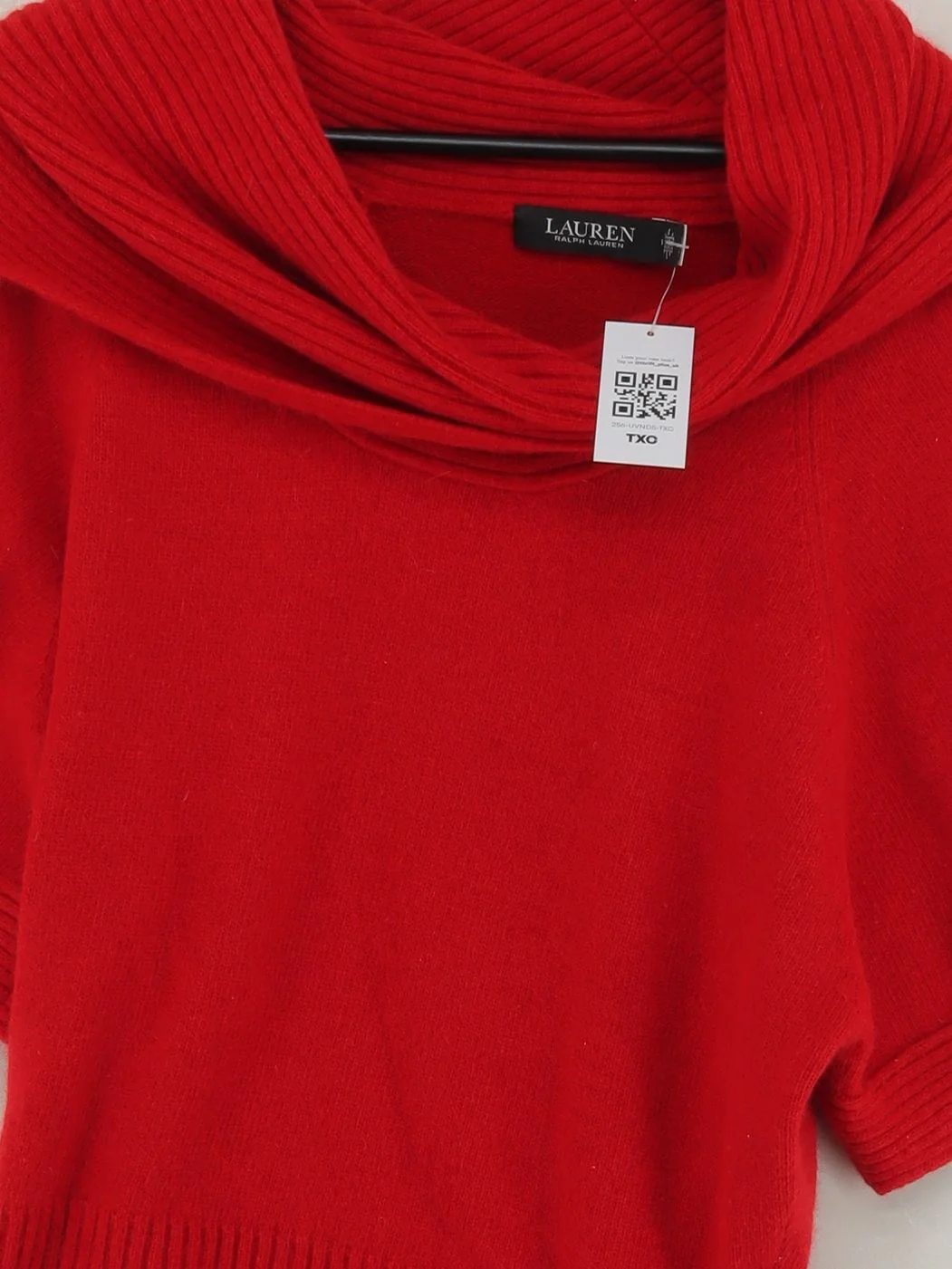 Ralph Lauren Women's Jumper M Red 100% Wool High Neck Pullover - Image 3