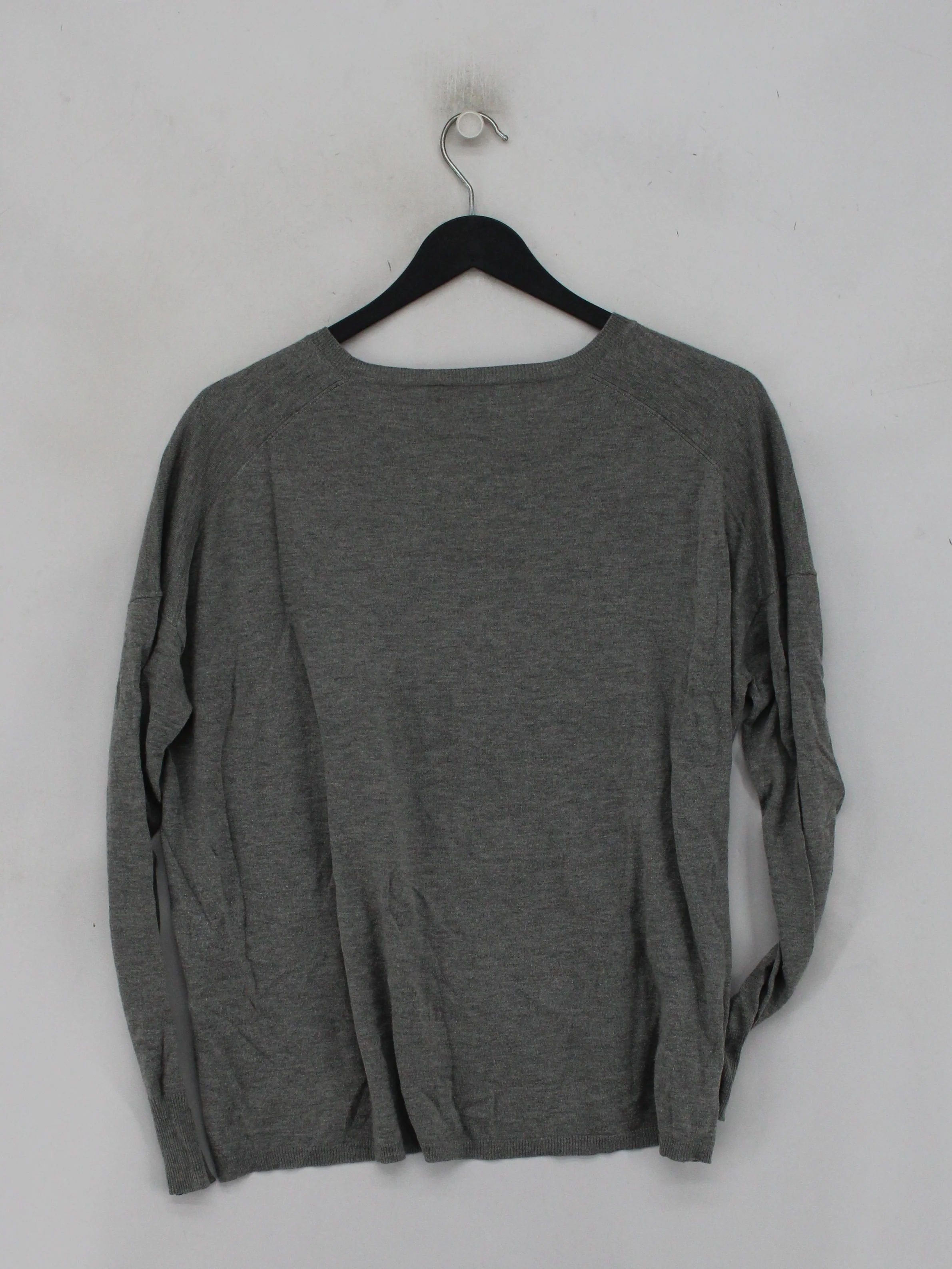 Ralph Lauren Women's Jumper UK 10 Grey Viscose with Cotton, Polyester Pullover - Image 2