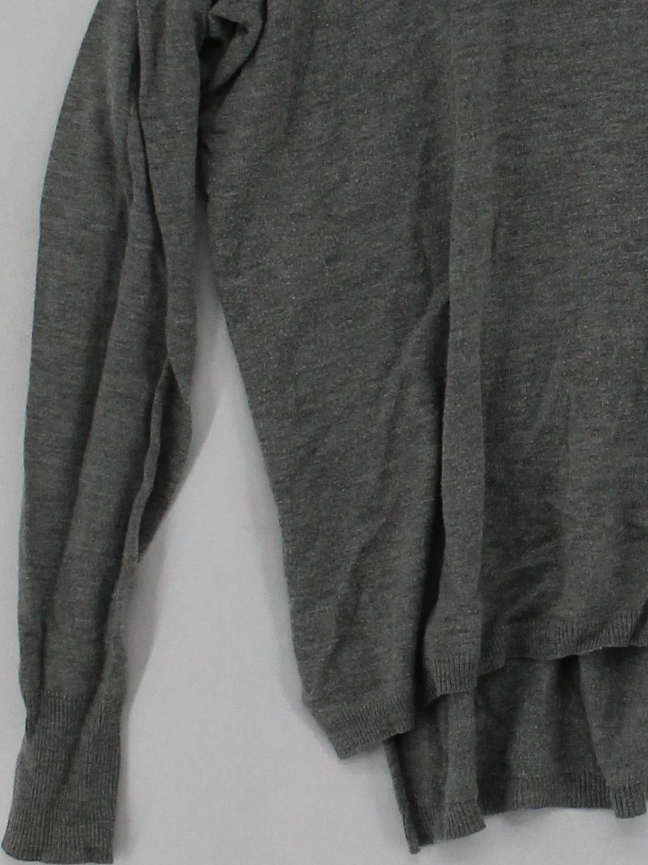 Ralph Lauren Women's Jumper UK 10 Grey Viscose with Cotton, Polyester Pullover - Image 4