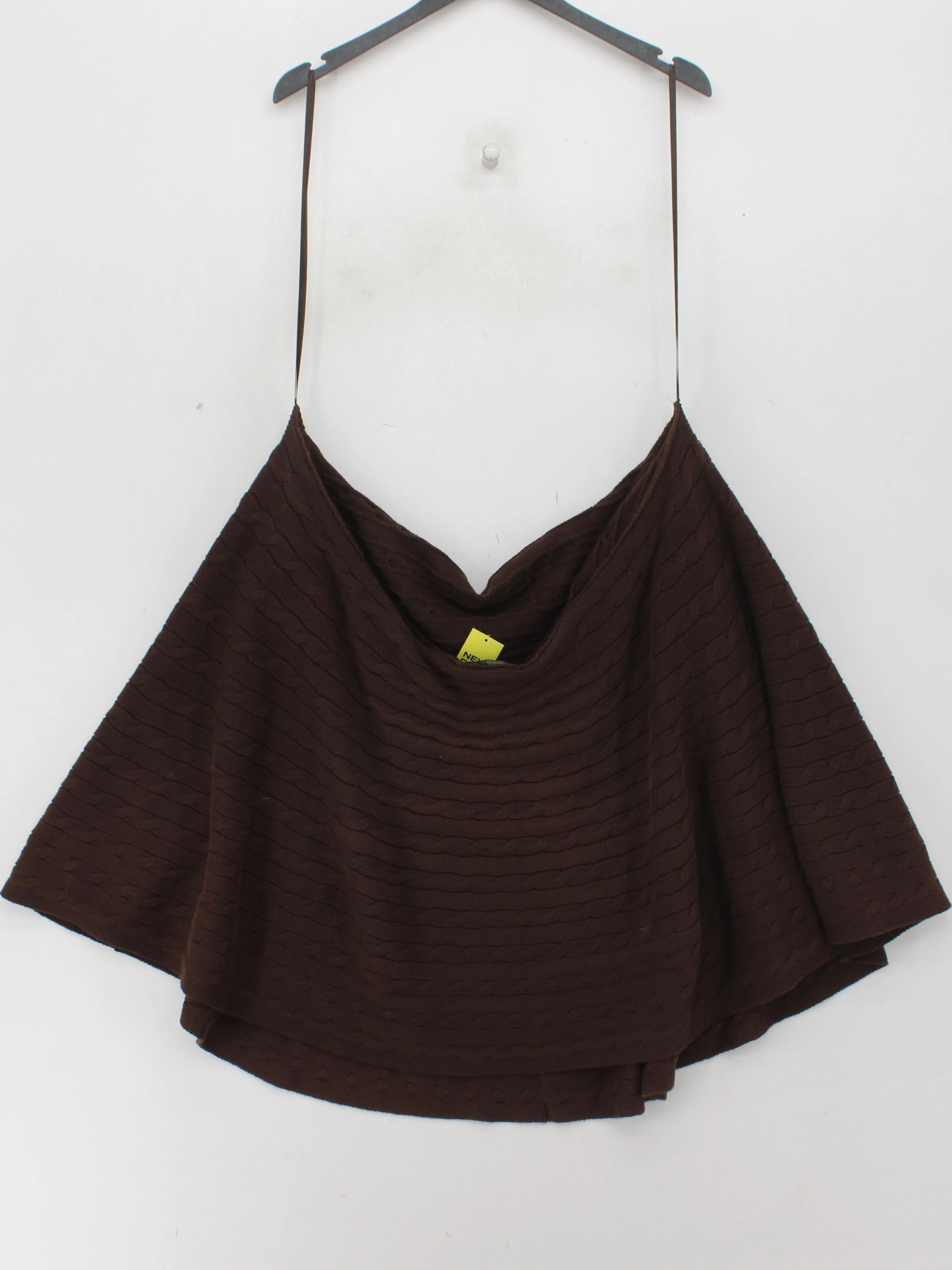 Ralph Lauren Women's Mini Skirt L Brown 100% Cotton Short Mini - Image 2