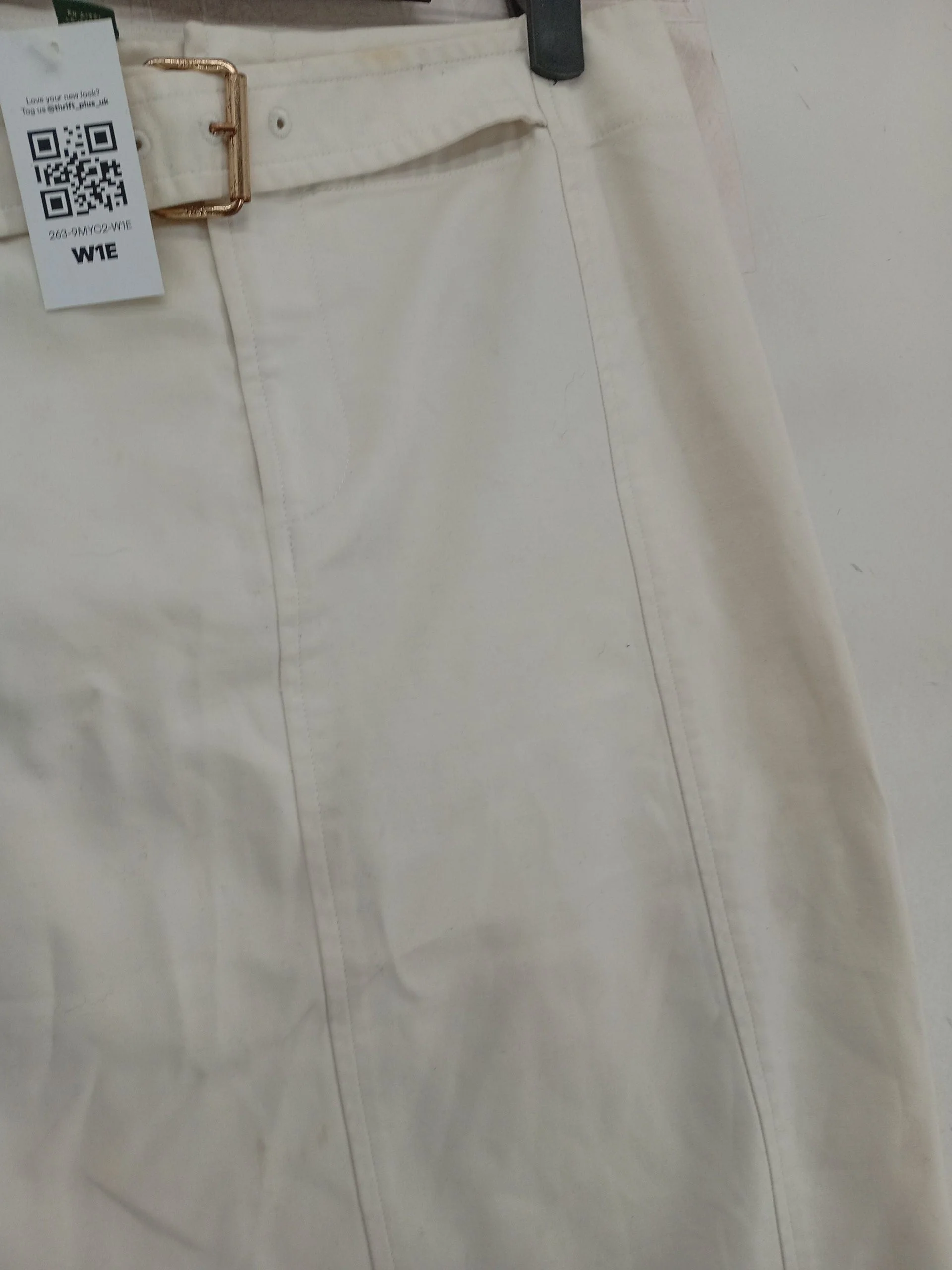 Ralph Lauren Women's Mini Skirt UK 8 White Cotton with Elastane Short Mini - Image 5