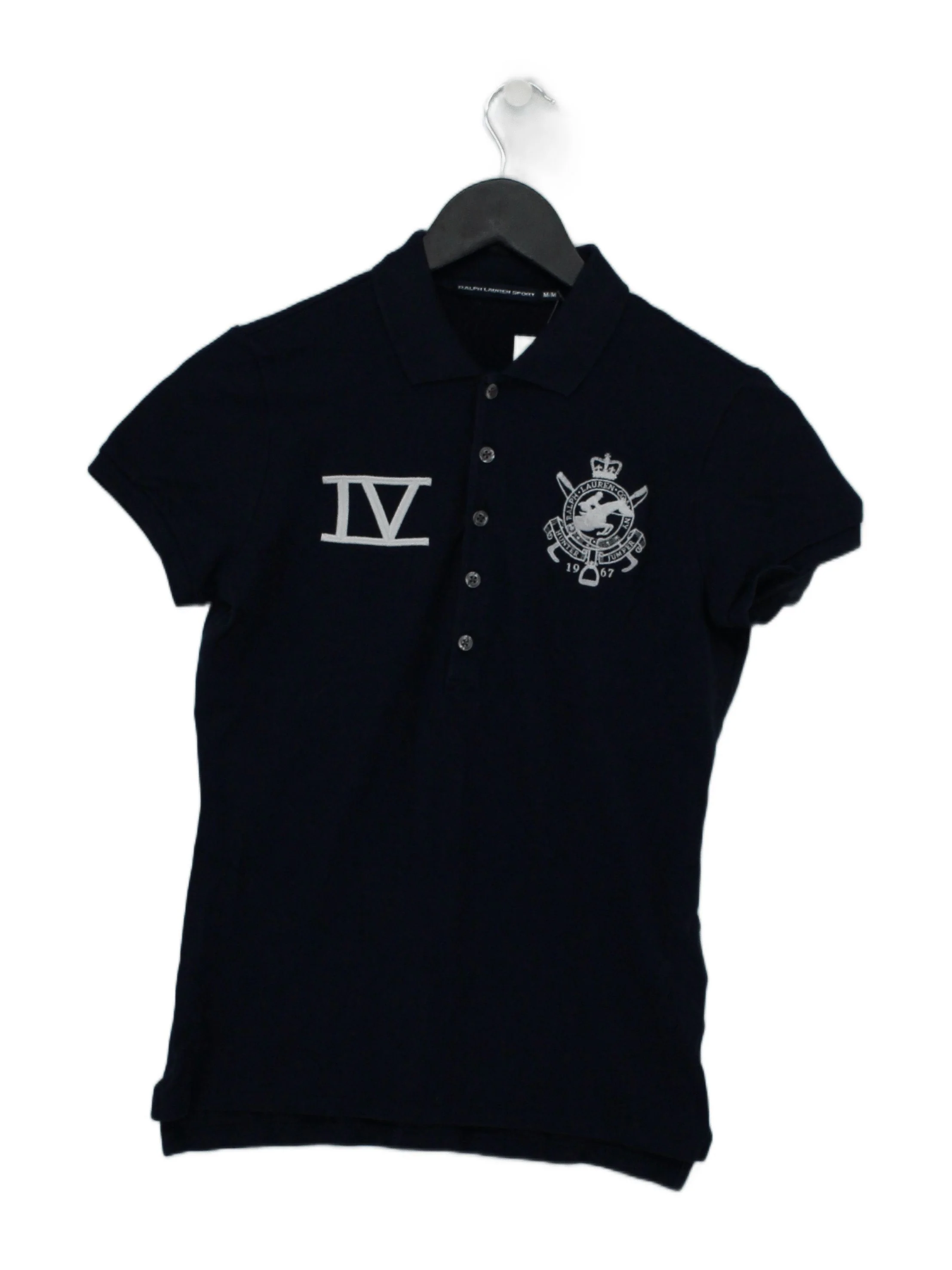 Ralph Lauren Women's Polo M Blue Cotton with Elastane Basic