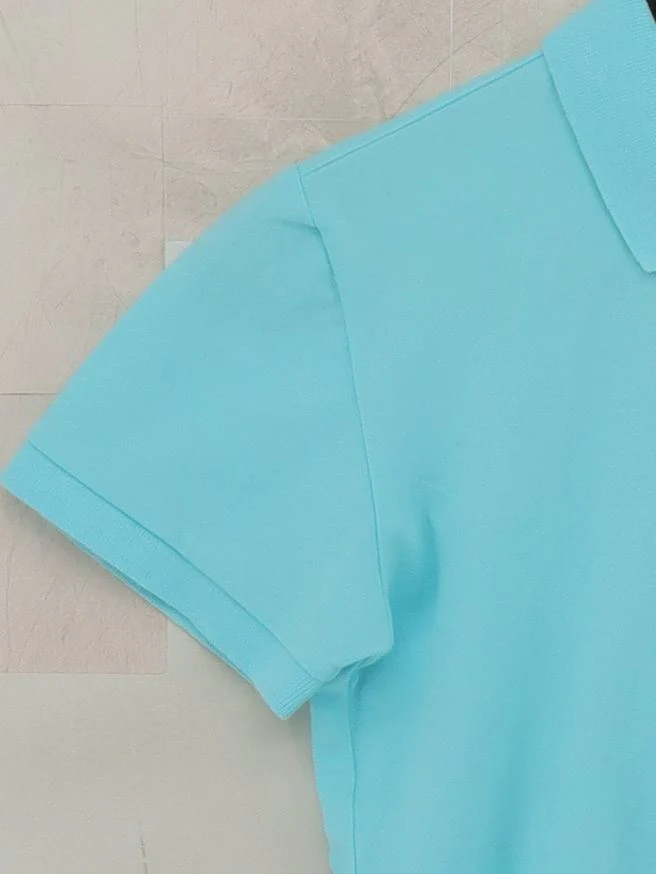 Ralph Lauren Women's Polo S Blue 100% Cotton Short Sleeve Collared Basic - Image 4