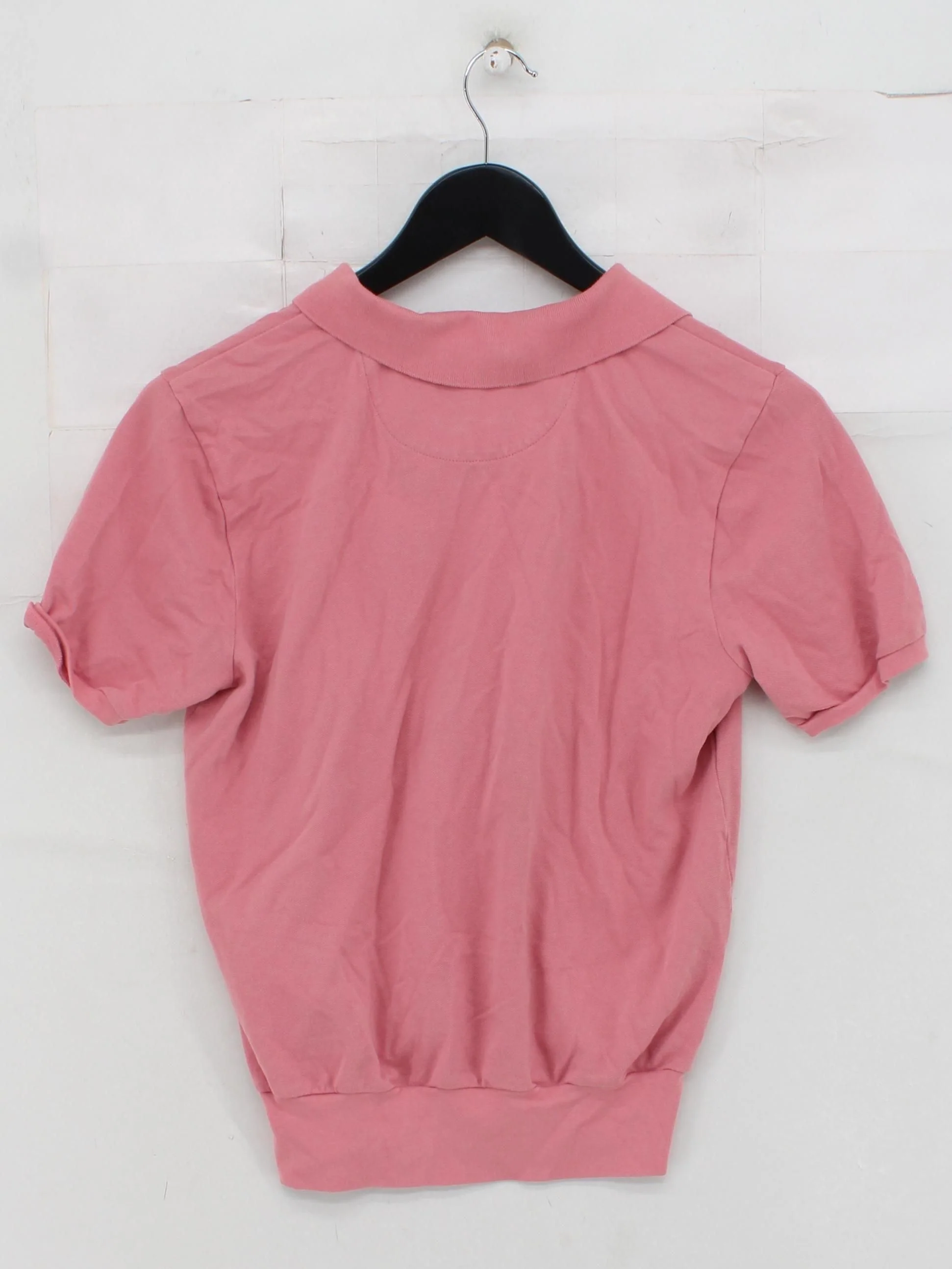 Ralph Lauren Women's Polo S Pink 100% Other Short Sleeve Collared Basic - Image 2