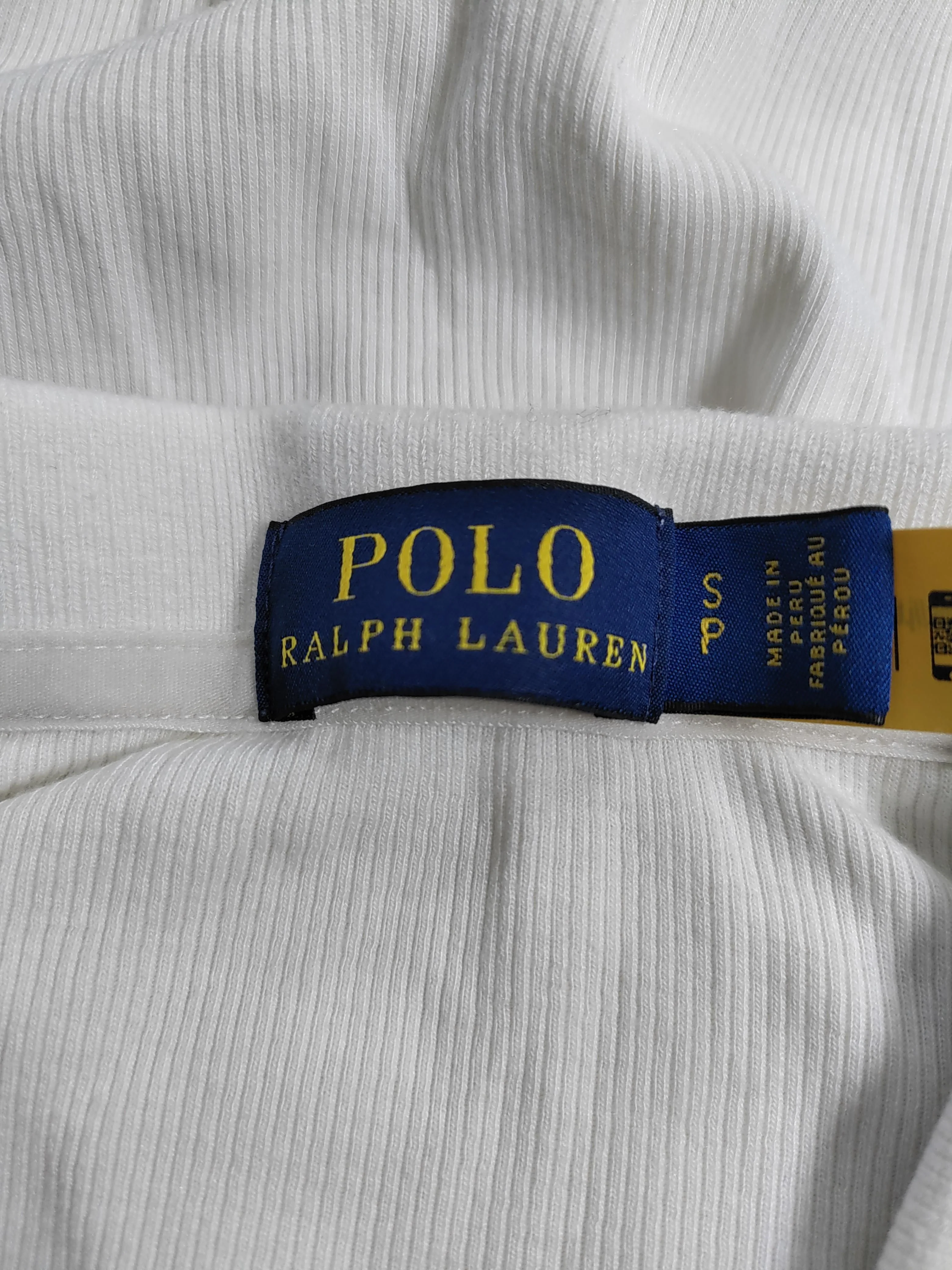 Ralph Lauren Women's Polo S White 100% Cotton Short Sleeve Collared Basic - Image 5