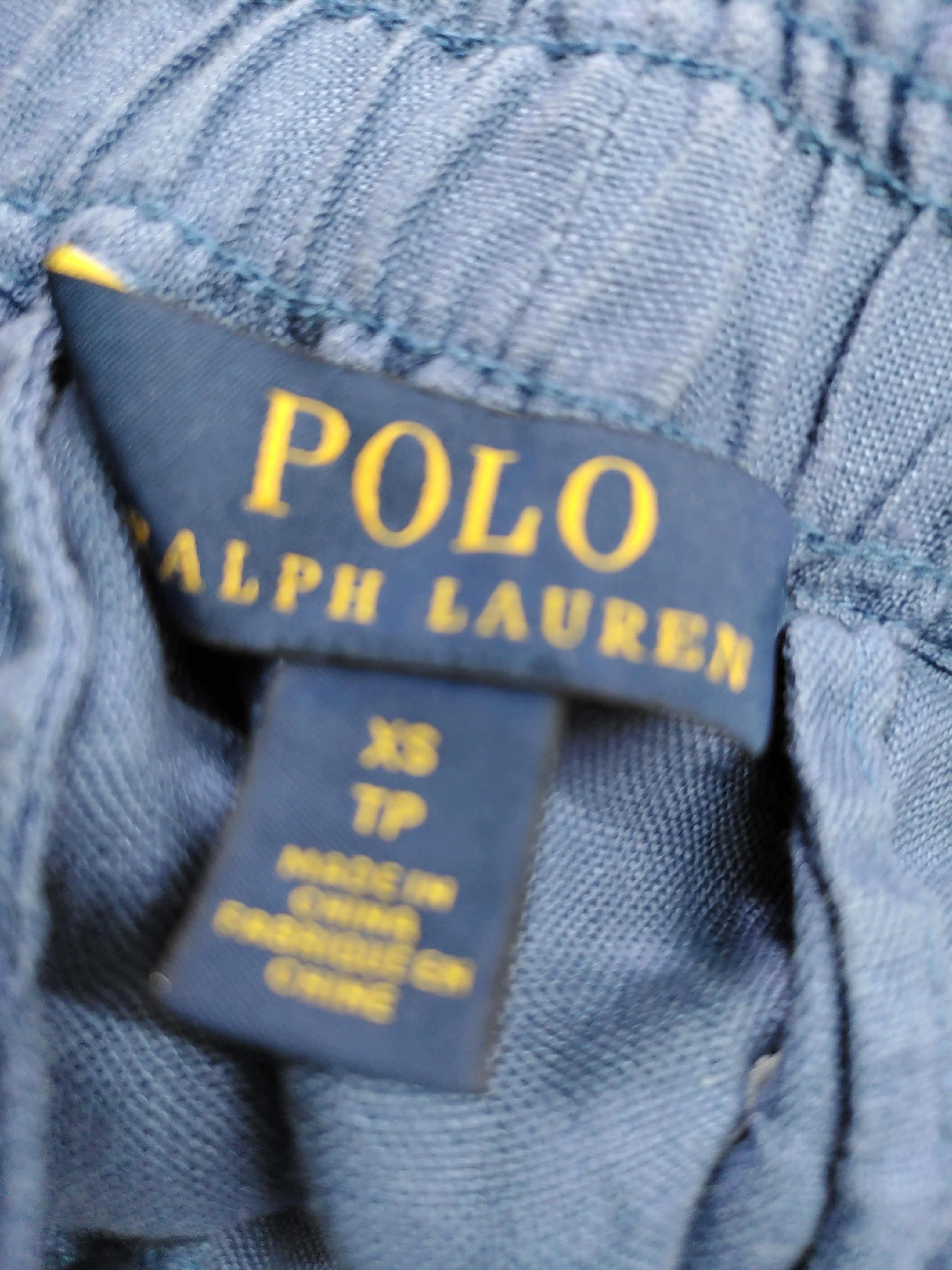 Ralph Lauren Women's Shorts XS Blue 100% Linen Paperbag - Image 5