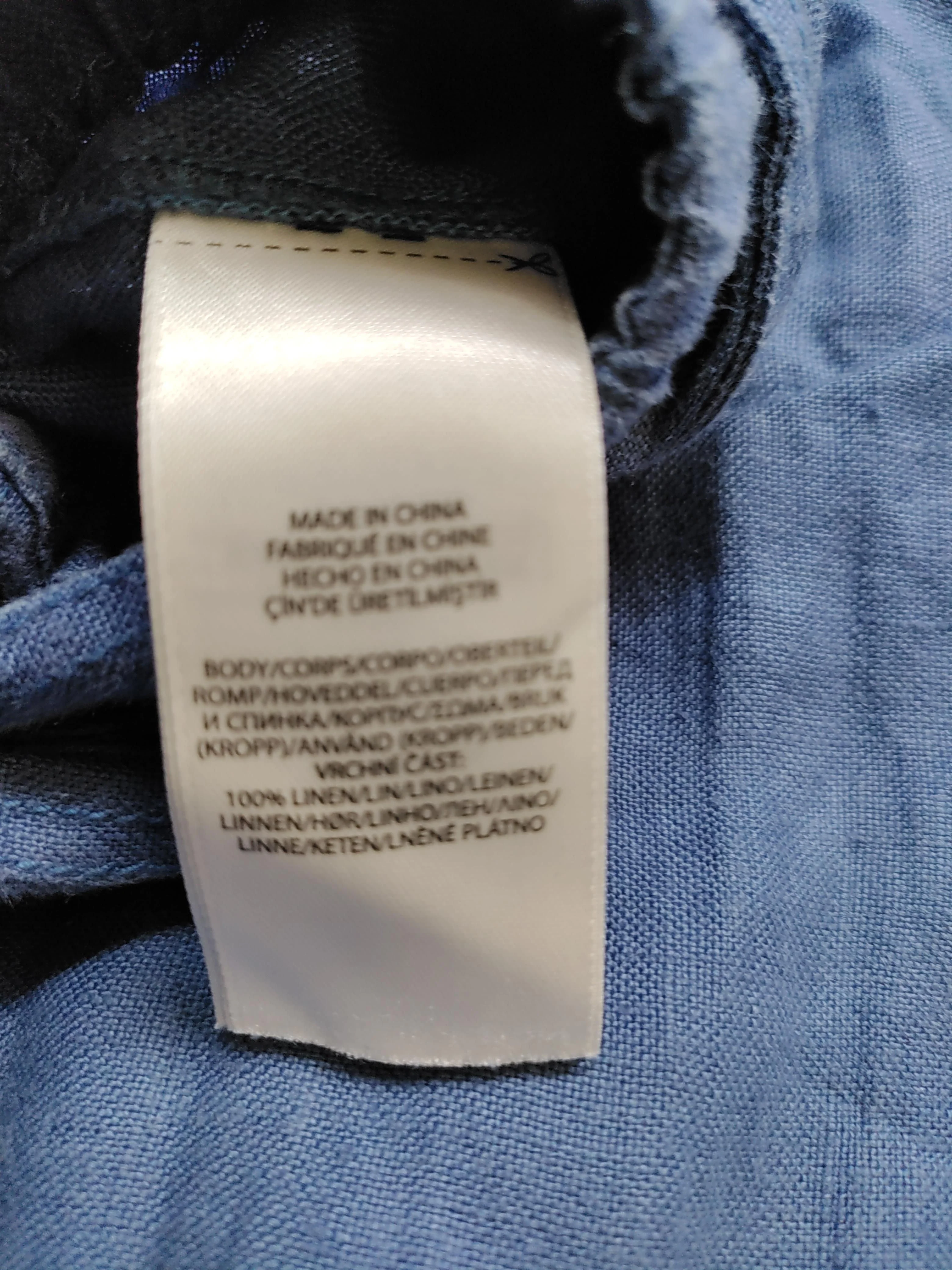 Ralph Lauren Women's Shorts XS Blue 100% Linen Paperbag - Image 6