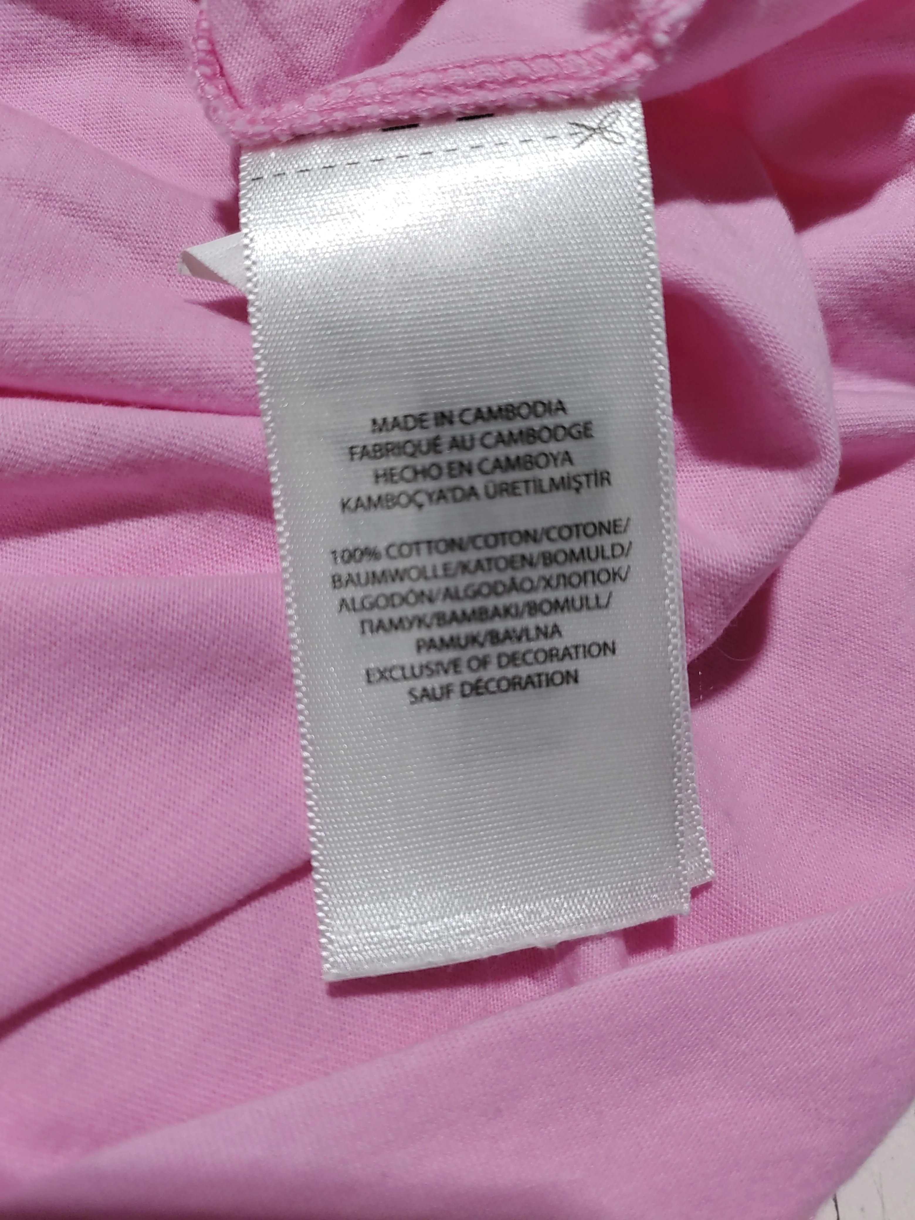 Ralph Lauren Women's T-Shirt M Pink 100% Cotton Short Sleeve V-Neck Basic - Image 6