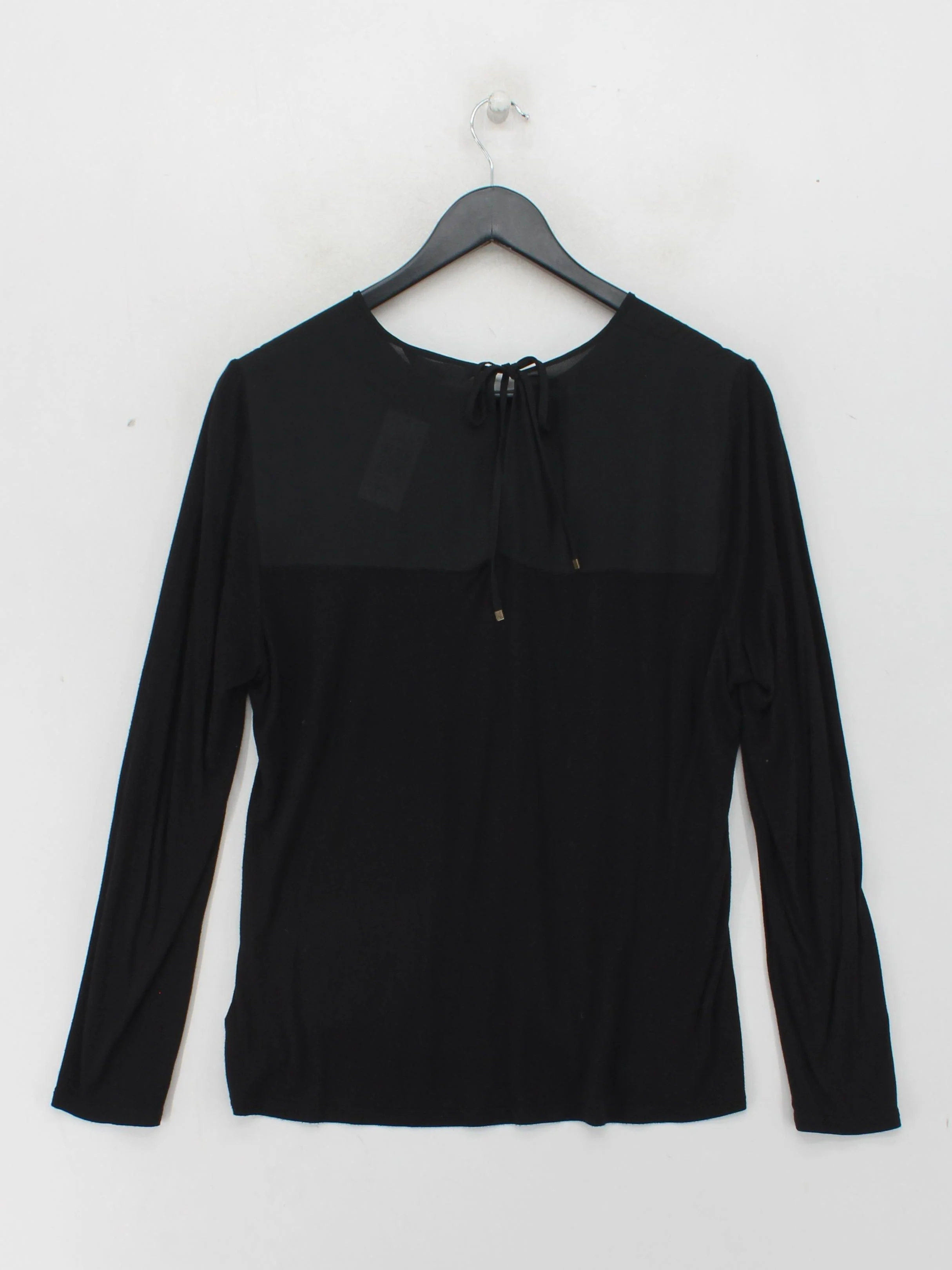 Ralph Lauren Women's Top L Black Viscose with Polyester Jersey - Image 2