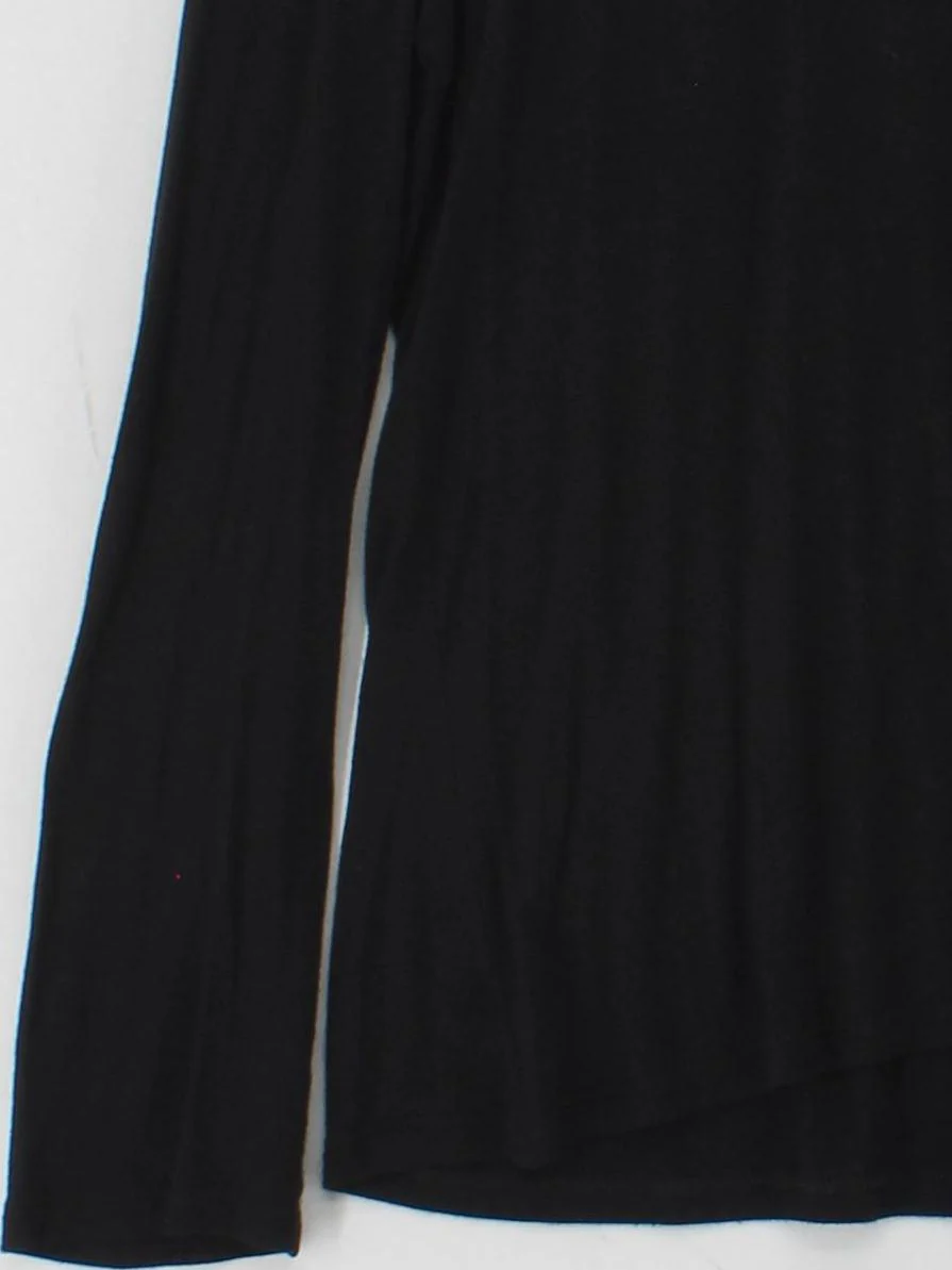 Ralph Lauren Women's Top L Black Viscose with Polyester Jersey - Image 4