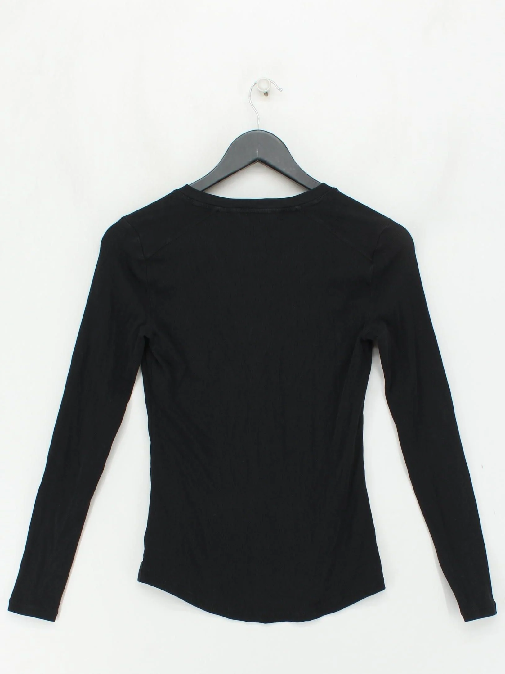 Ralph Lauren Women's Top XS Black Cotton with Elastane Basic - Image 2