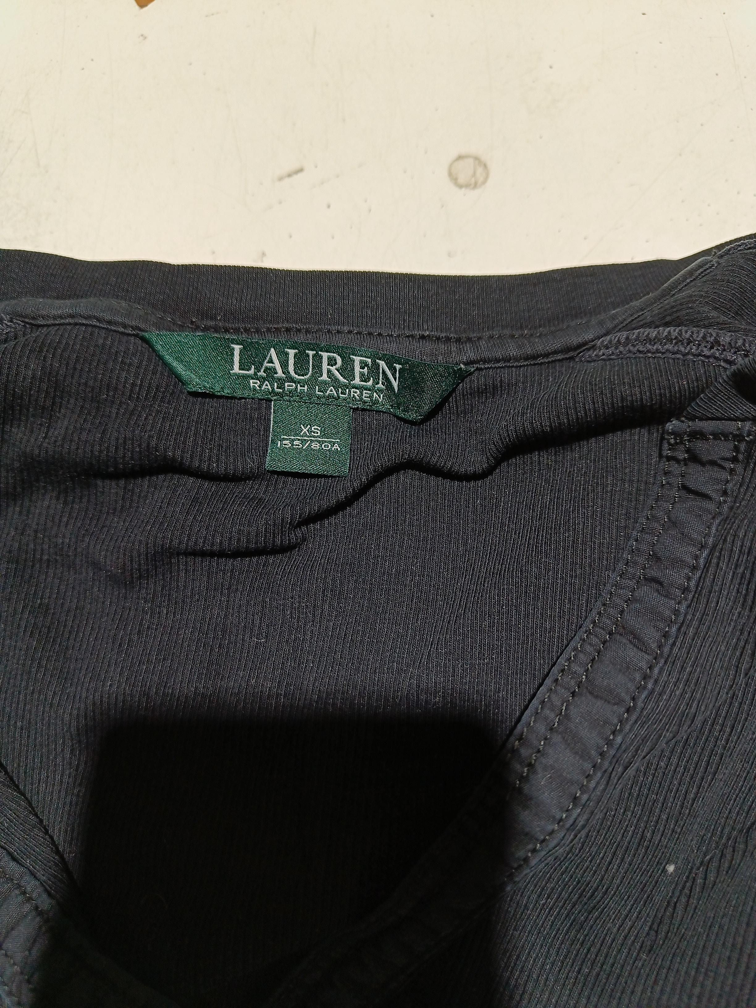 Ralph Lauren Women's Top XS Black Cotton with Elastane Basic - Image 5