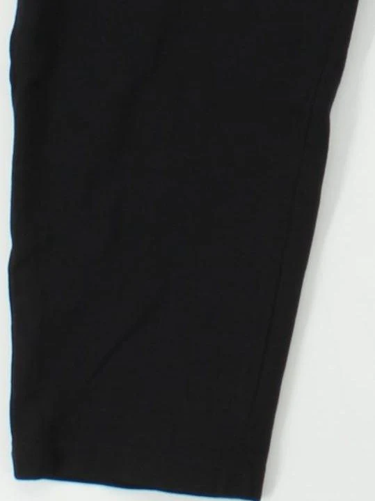 Ralph Lauren Women's Trousers L Black Viscose with Nylon, Elastane Tapered Capri - Image 4