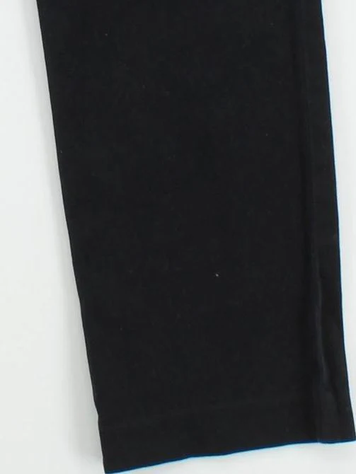 Ralph Lauren Women's Trousers UK 10 Black Cotton with Elastane Straight Chino - Image 4