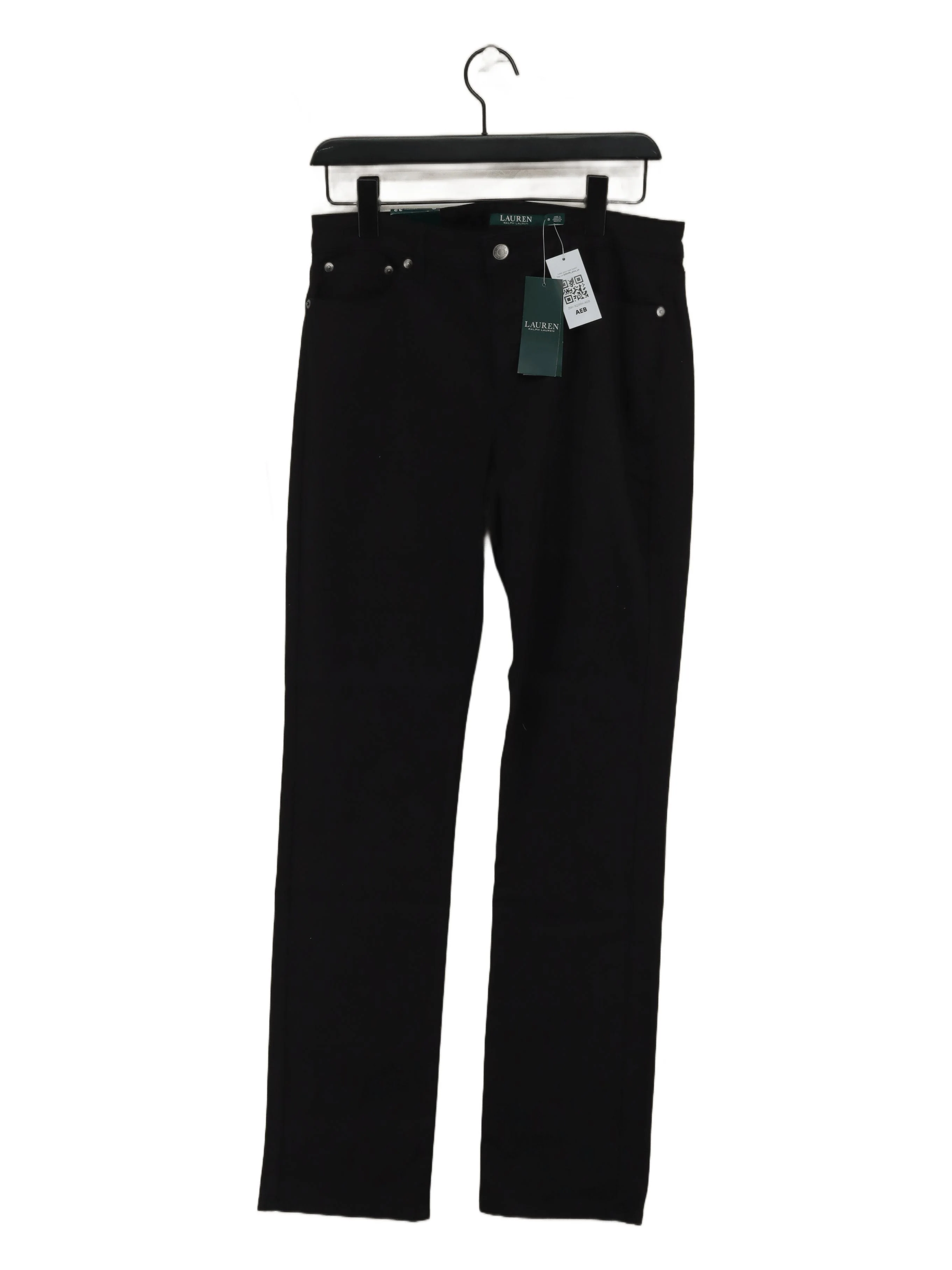 Ralph Lauren Women's Trousers UK 12 Black Cotton New with tags