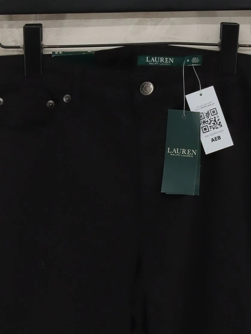 Ralph Lauren Women's Trousers UK 12 Black Cotton New with tags - Image 3