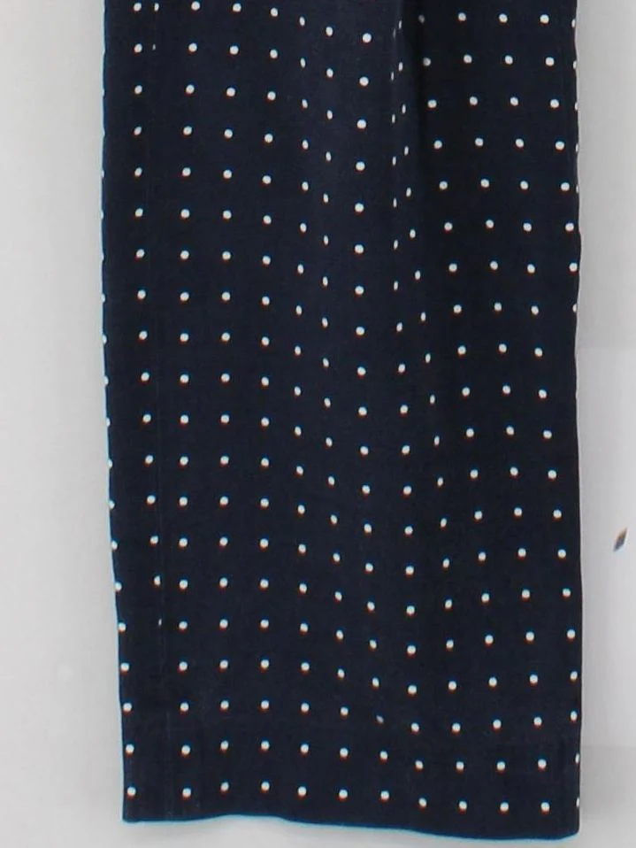 Ralph Lauren Women's Trousers UK 14 Blue Cotton with Elastane Capri - Image 4
