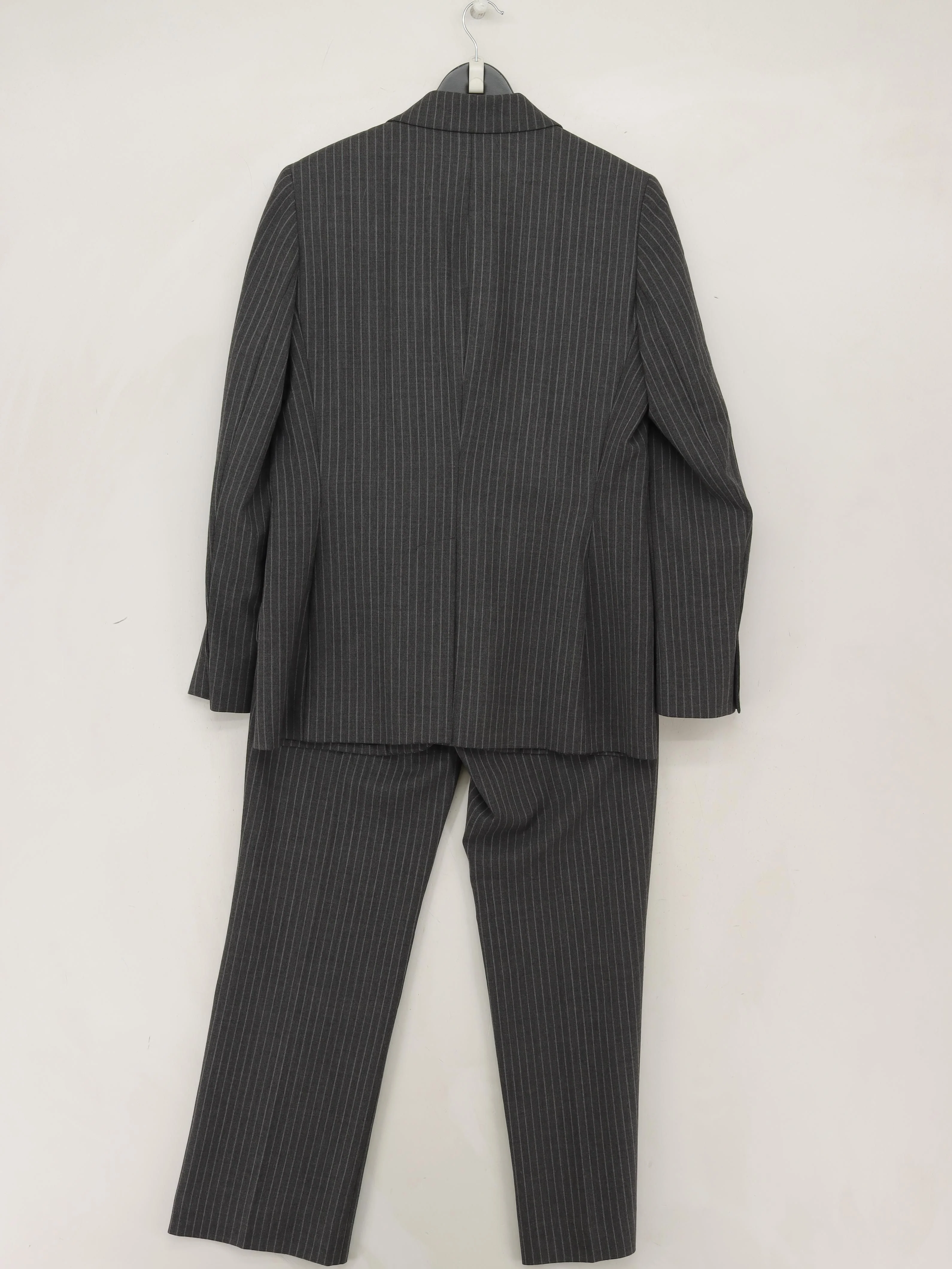 Ralph Lauren Women's Two Piece Suit UK 10 Grey Wool with Elastane Trouser Suit - Image 2