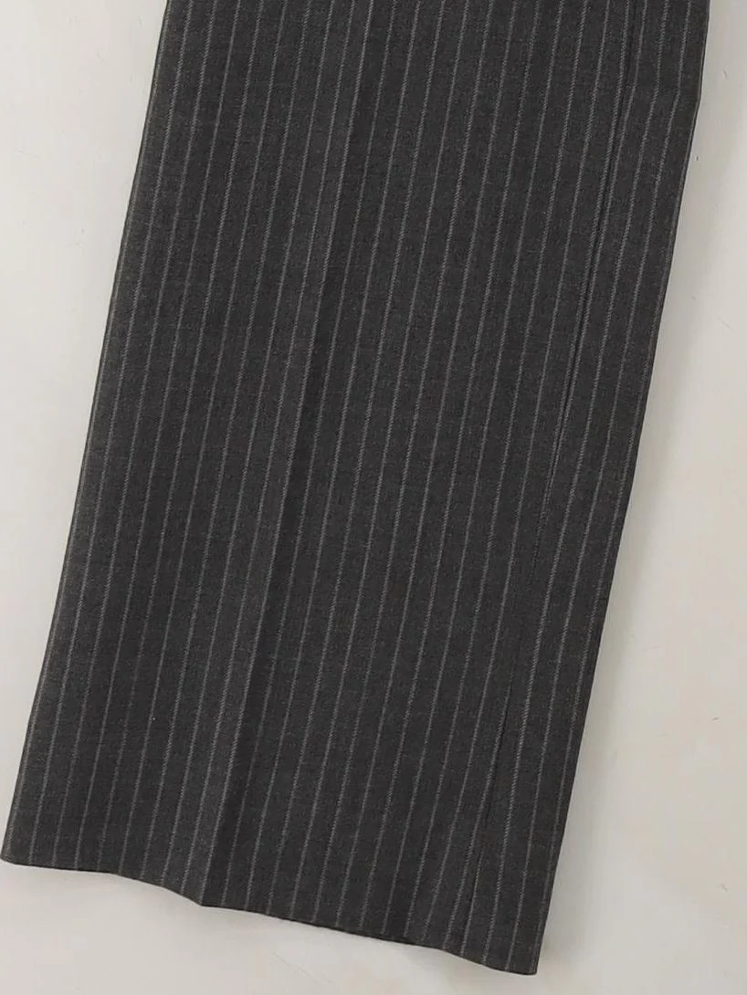 Ralph Lauren Women's Two Piece Suit UK 10 Grey Wool with Elastane Trouser Suit - Image 4