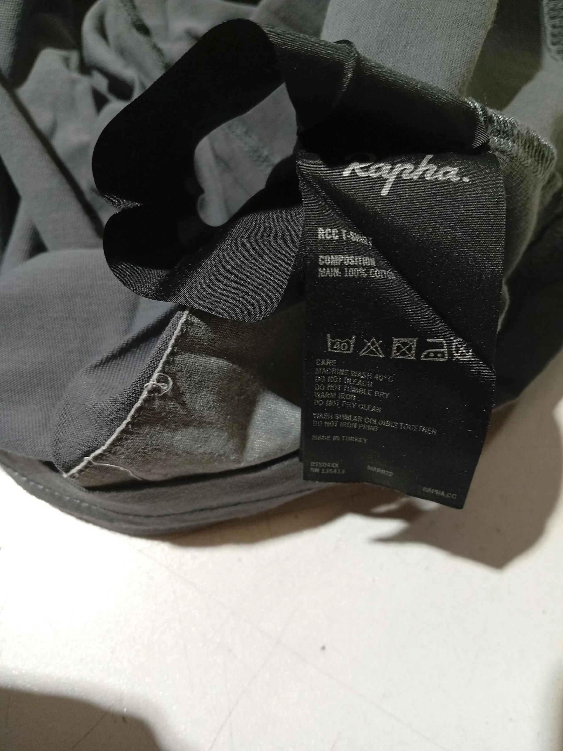 Rapha Men's T-Shirt S Grey Graphic 100% Cotton Basic - Image 7