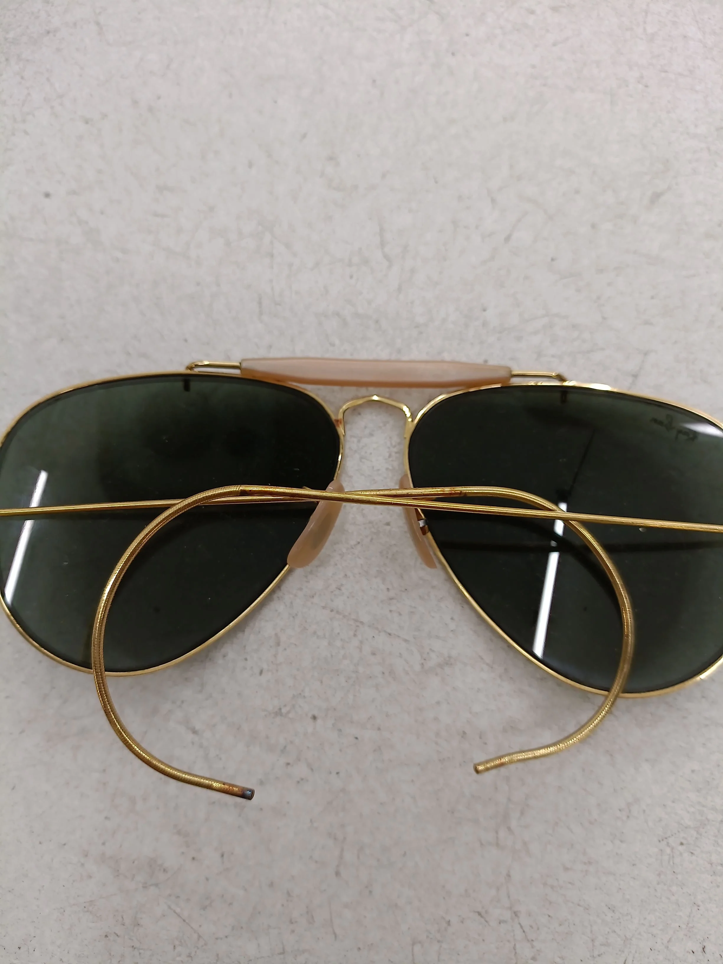 Ray-Ban Men's Sunglasses Gold Pilot - Image 5