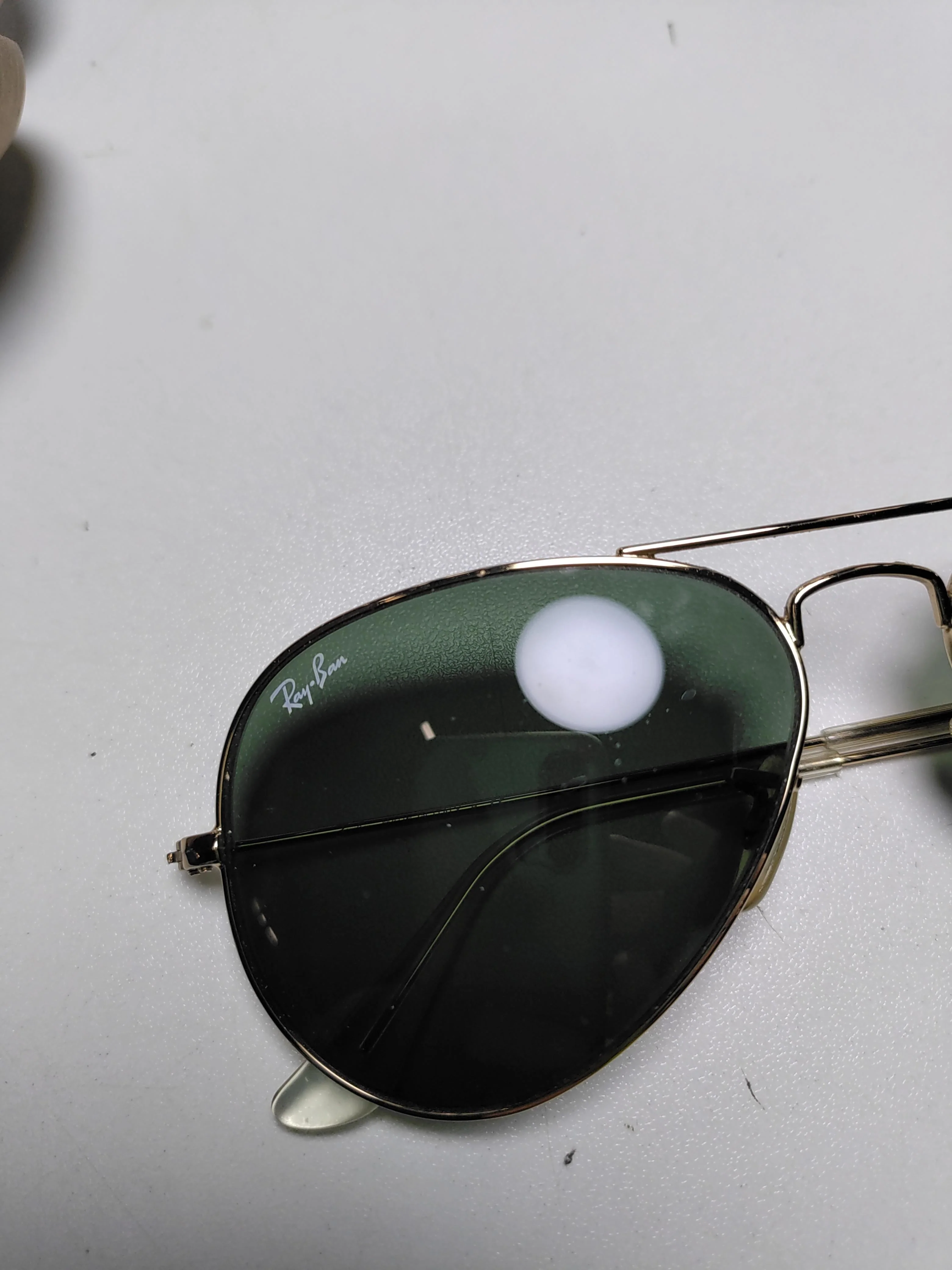 Ray-Ban Men's Sunglasses Gold Pilot - Image 5
