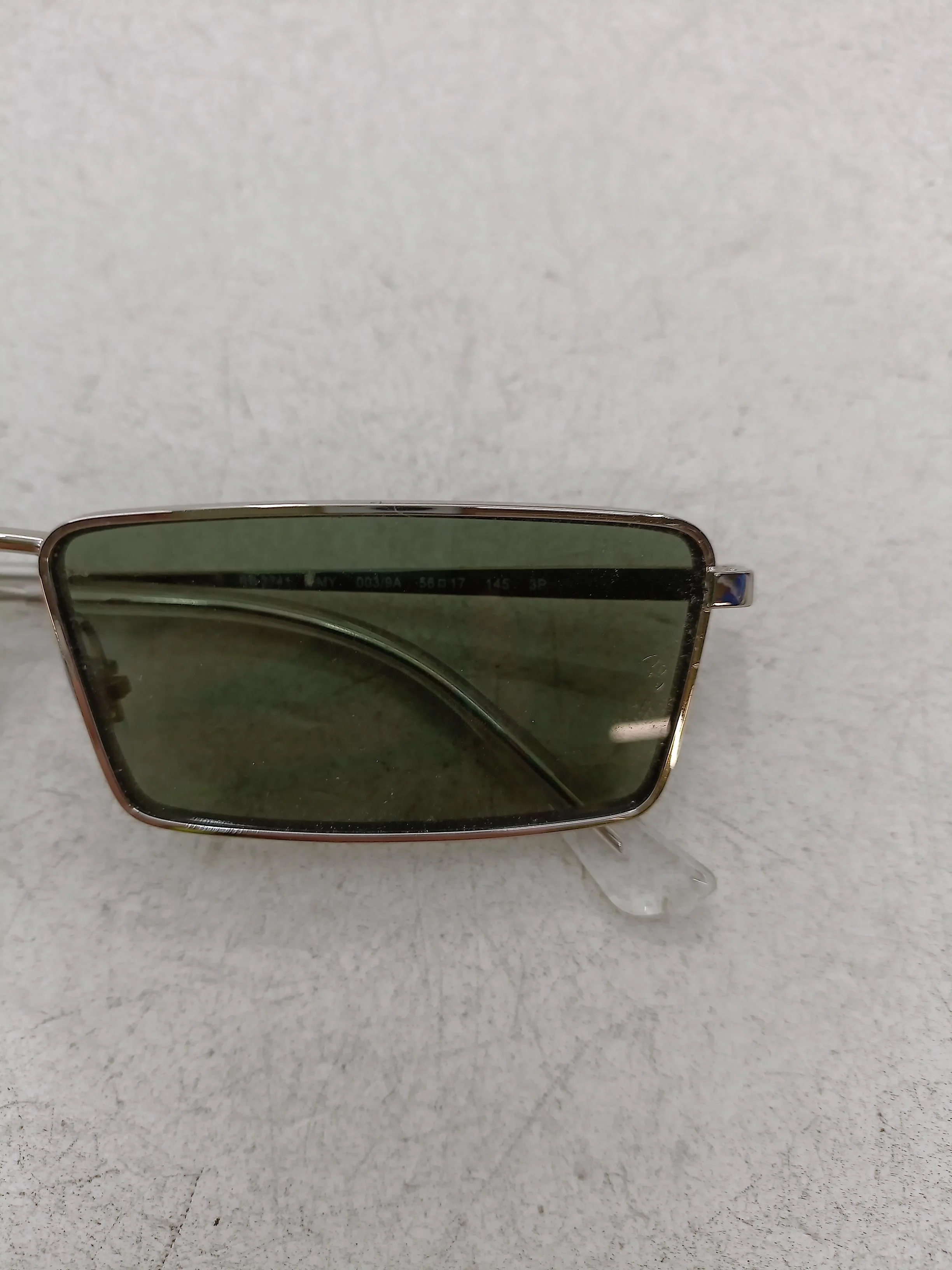 Ray-Ban Men's Sunglasses Silver Oval - Image 3