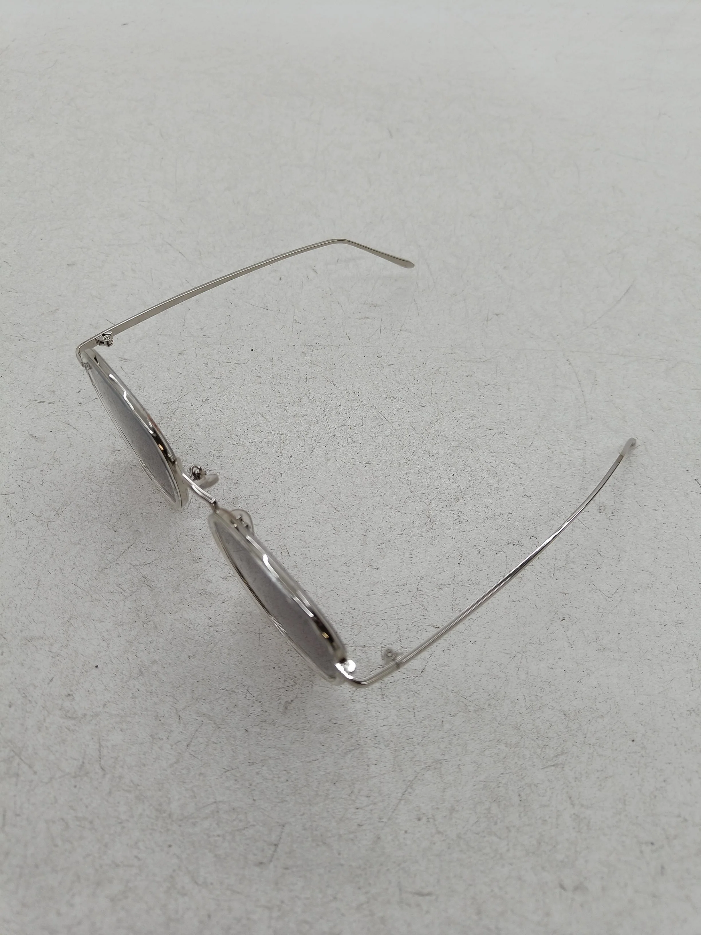 Ray-Ban Men's Sunglasses Silver Round - Image 4