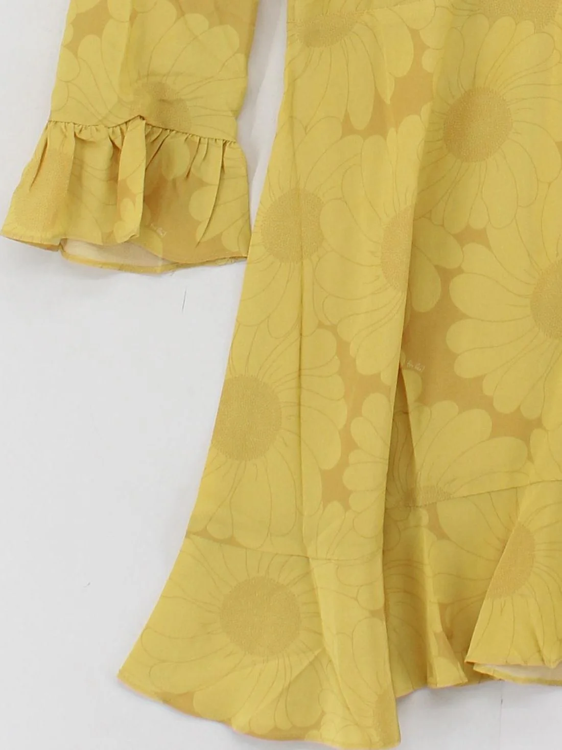 Realisation Skater Mini Dress S in Yellow - Image 4