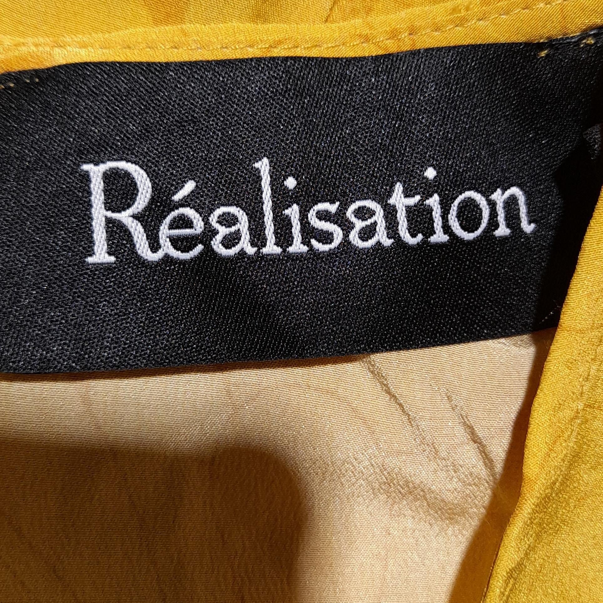 Realisation Skater Mini Dress S in Yellow - Image 5