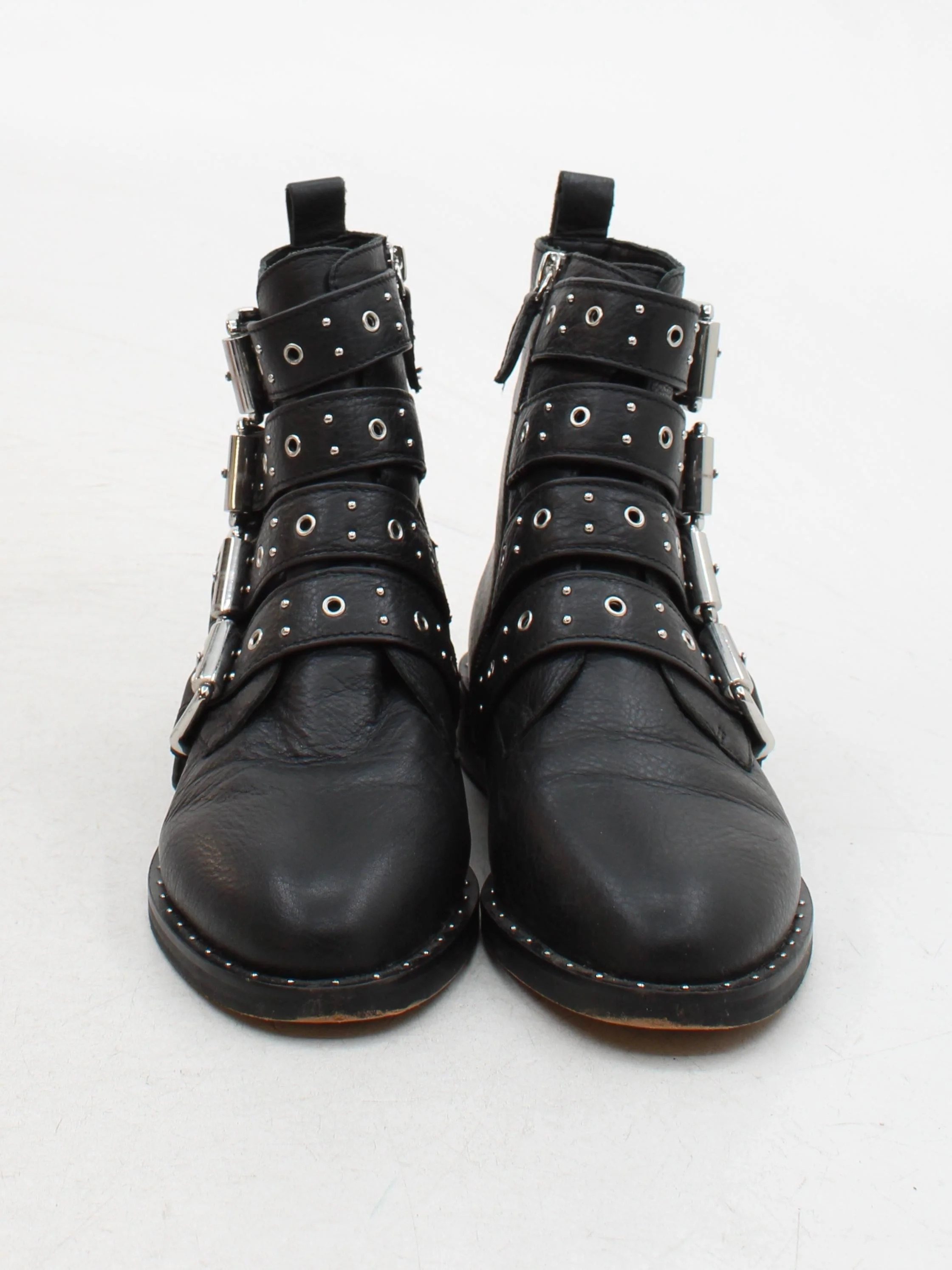 Rebecca Minkoff Women's Boots UK 8.5 Black 100% Leather Combat - Image 2