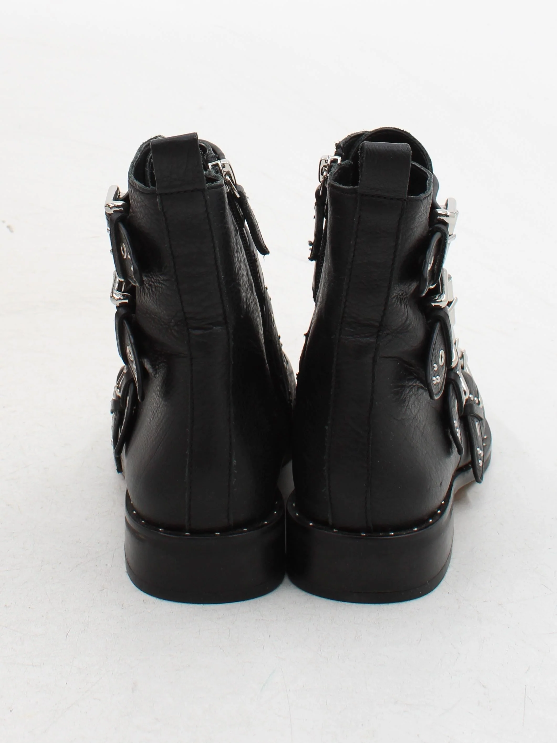 Rebecca Minkoff Women's Boots UK 8.5 Black 100% Leather Combat - Image 3