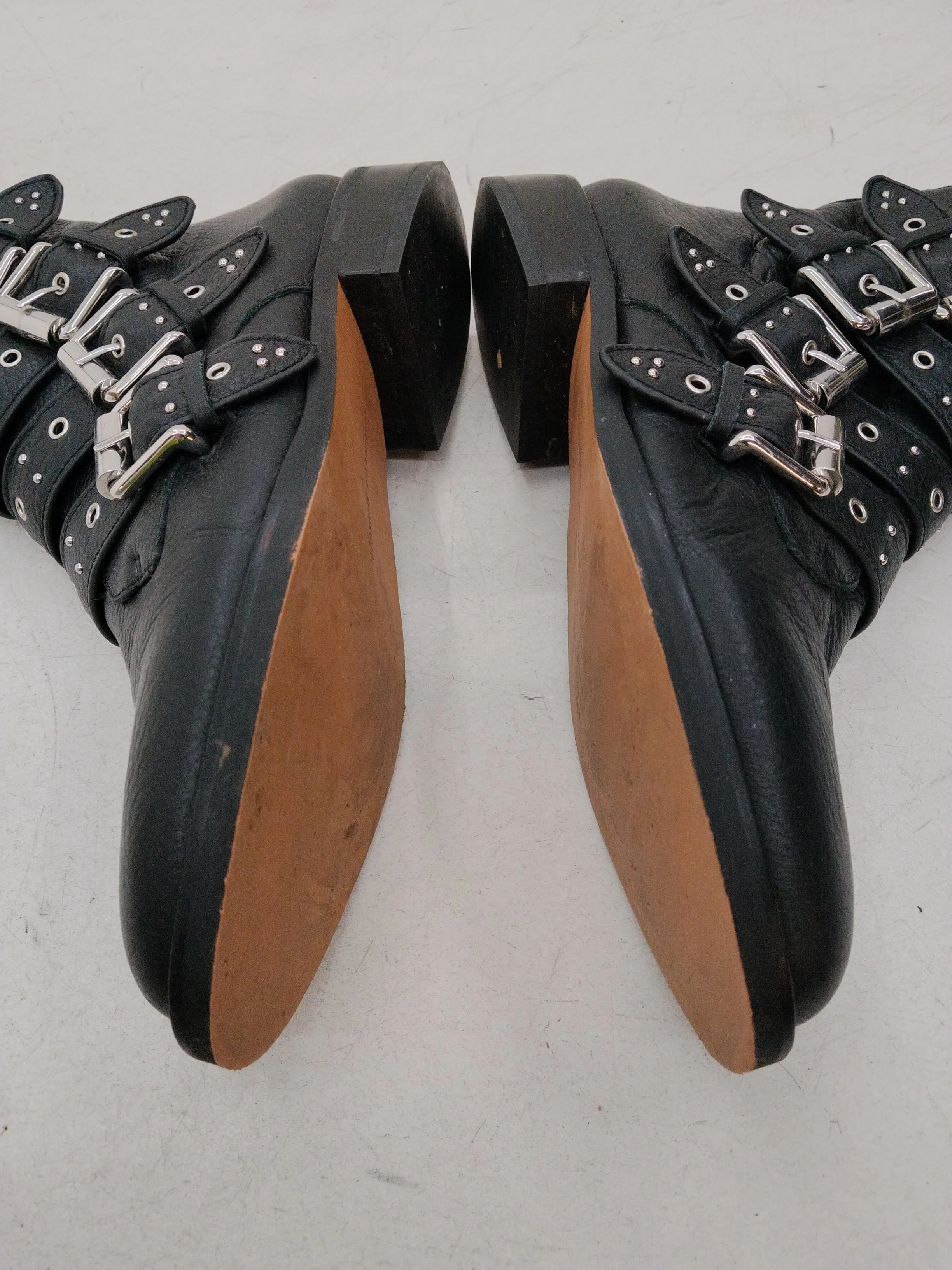 Rebecca Minkoff Women's Boots UK 8.5 Black 100% Leather Combat - Image 7