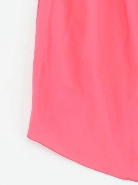 Red Valentino Women's Top UK 12 Pink 100% Other Short Sleeve Square Neck Basic - Image 4