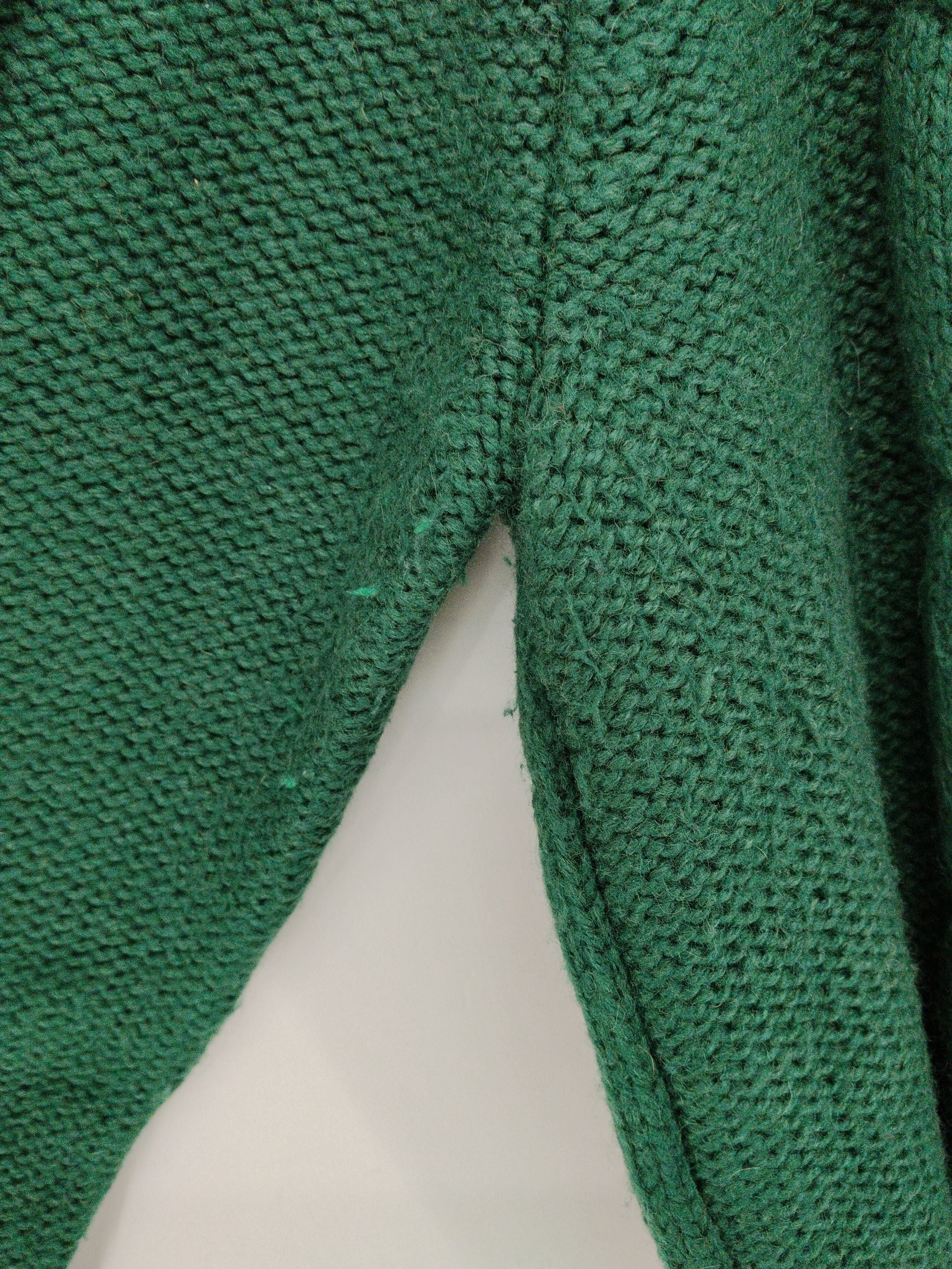 Redoute Women's Cardigan UK 18 Green Acrylic with Wool High Neck Cardigan - Image 5