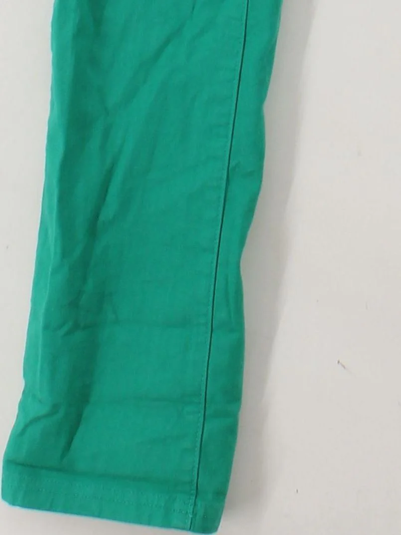 Redoute Women's Trousers UK 8 Green 100% Cotton Skinny Chino - Image 4