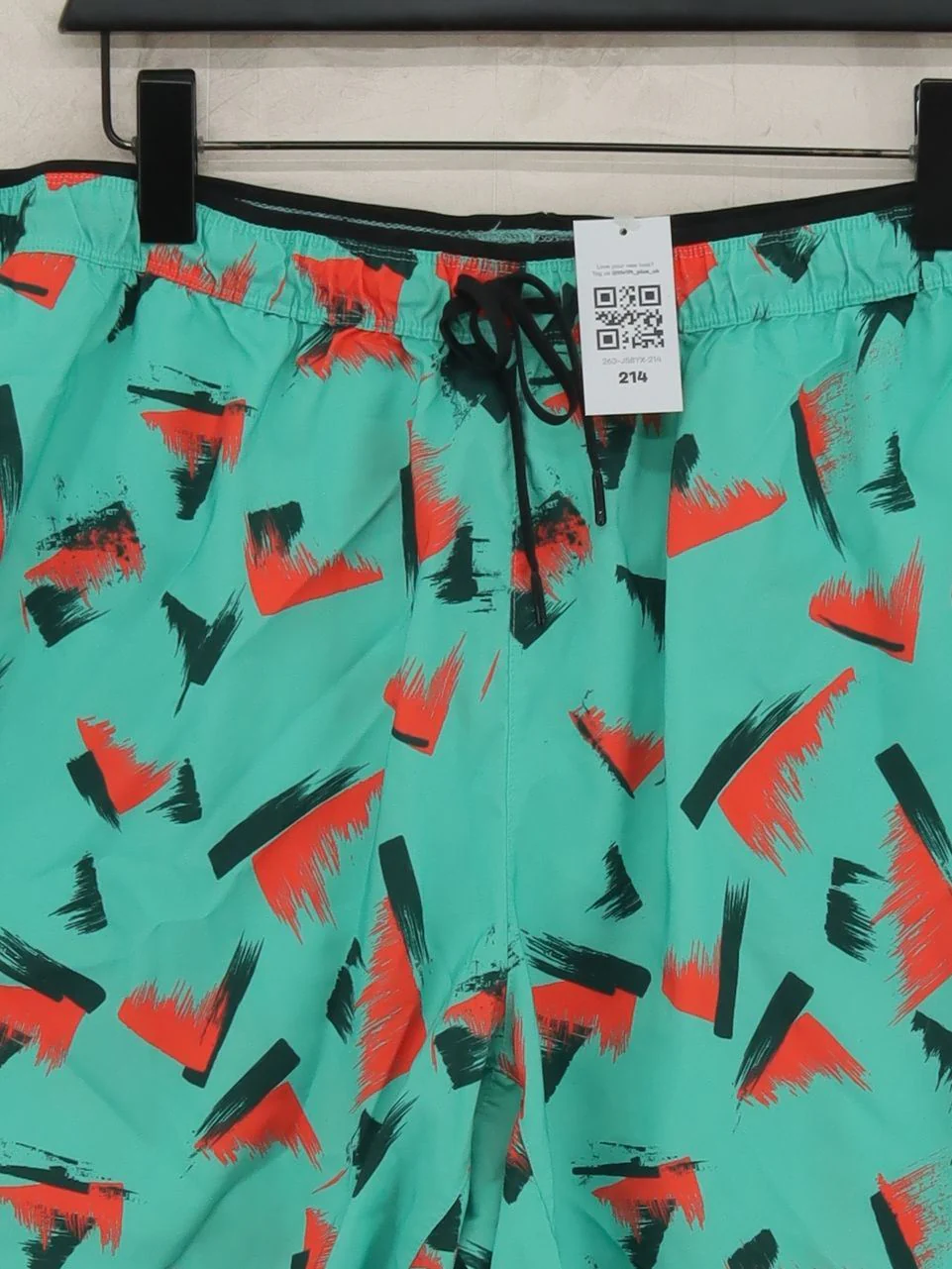 Reebok athletic swim trunks in blue - Image 3