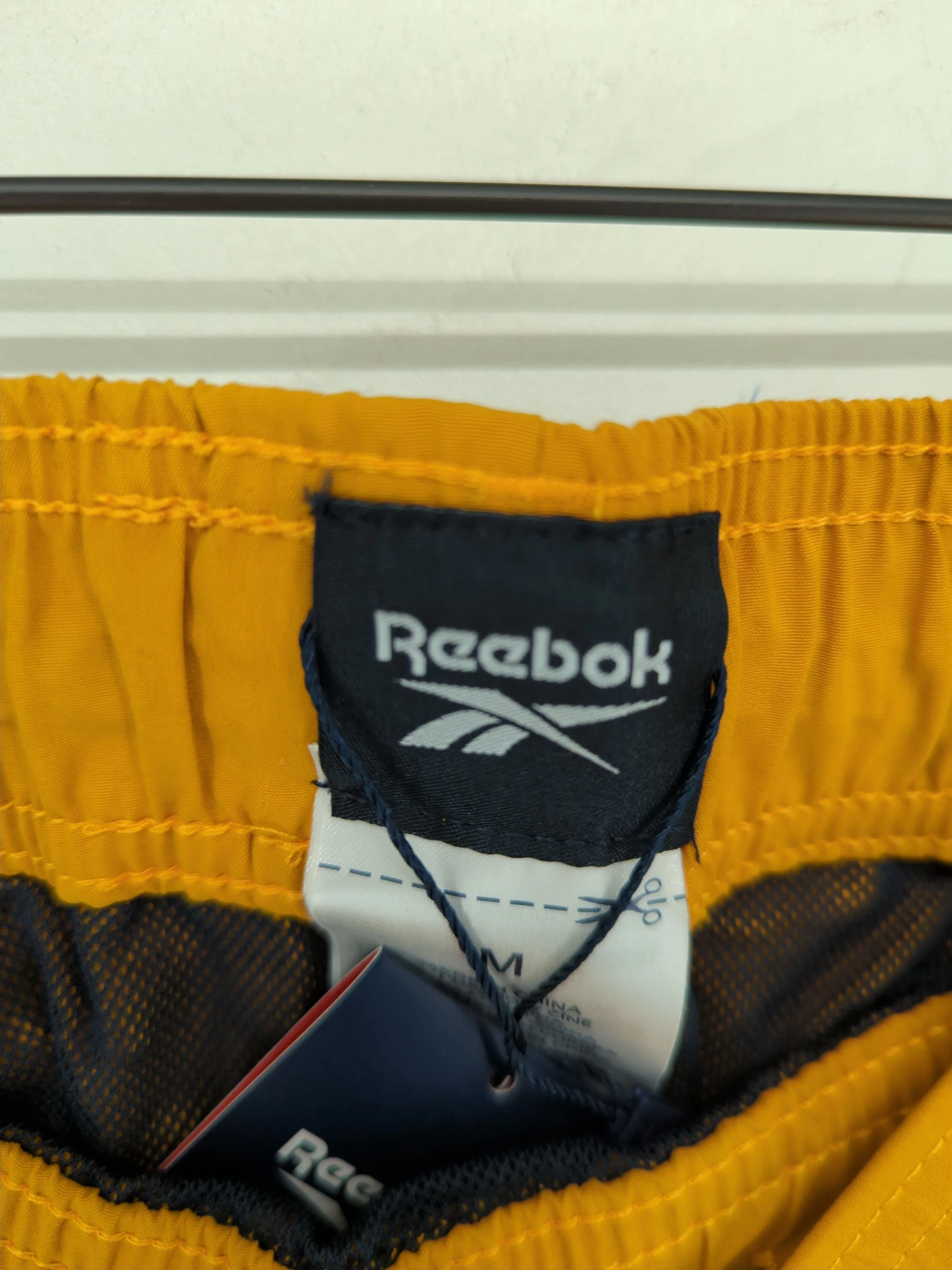 Reebok athletic swim trunks in yellow RRP £16 - Image 5