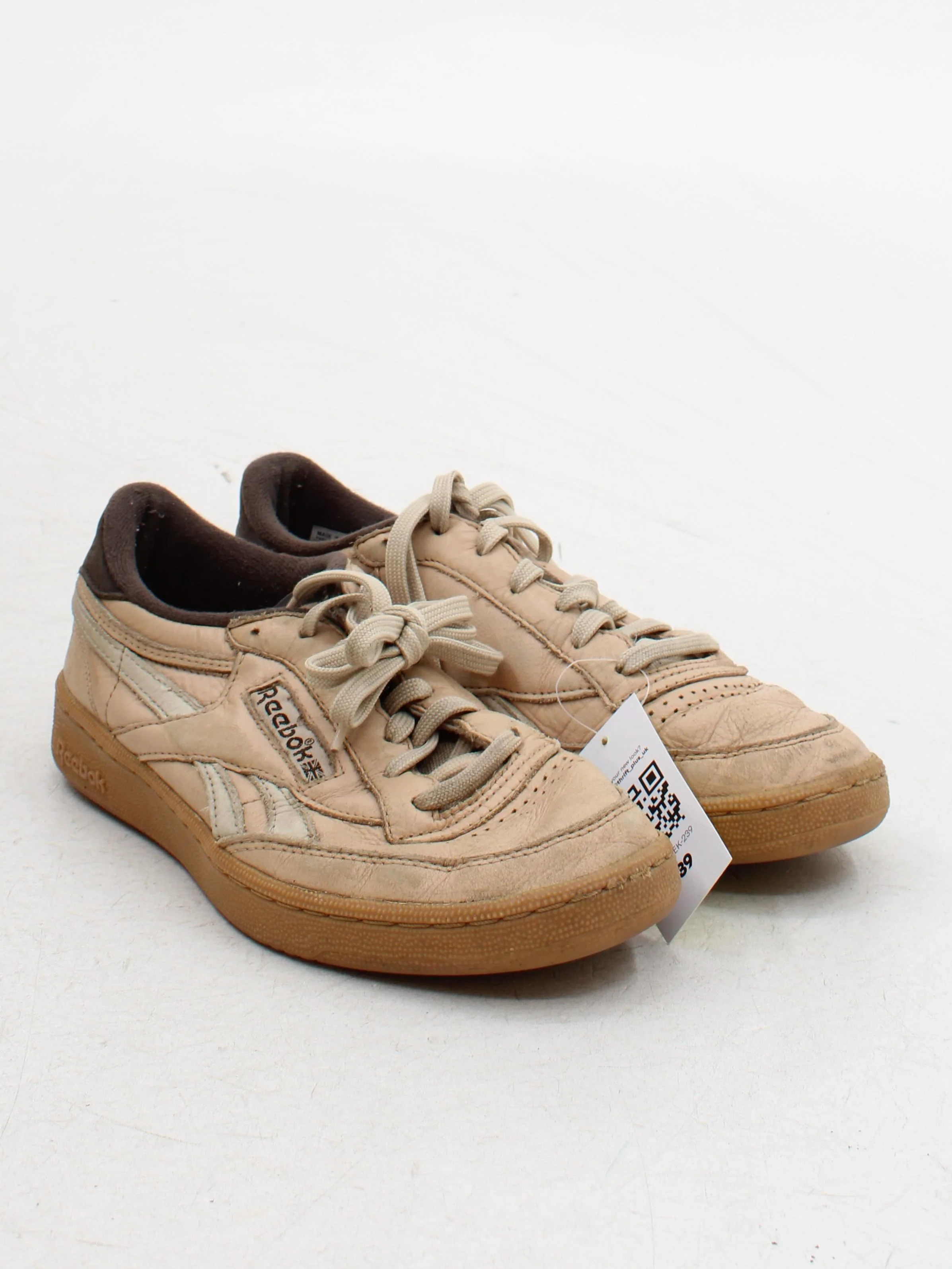 Reebok Club C Women's Trainers UK7 EU40.5 in Cream - Image 4