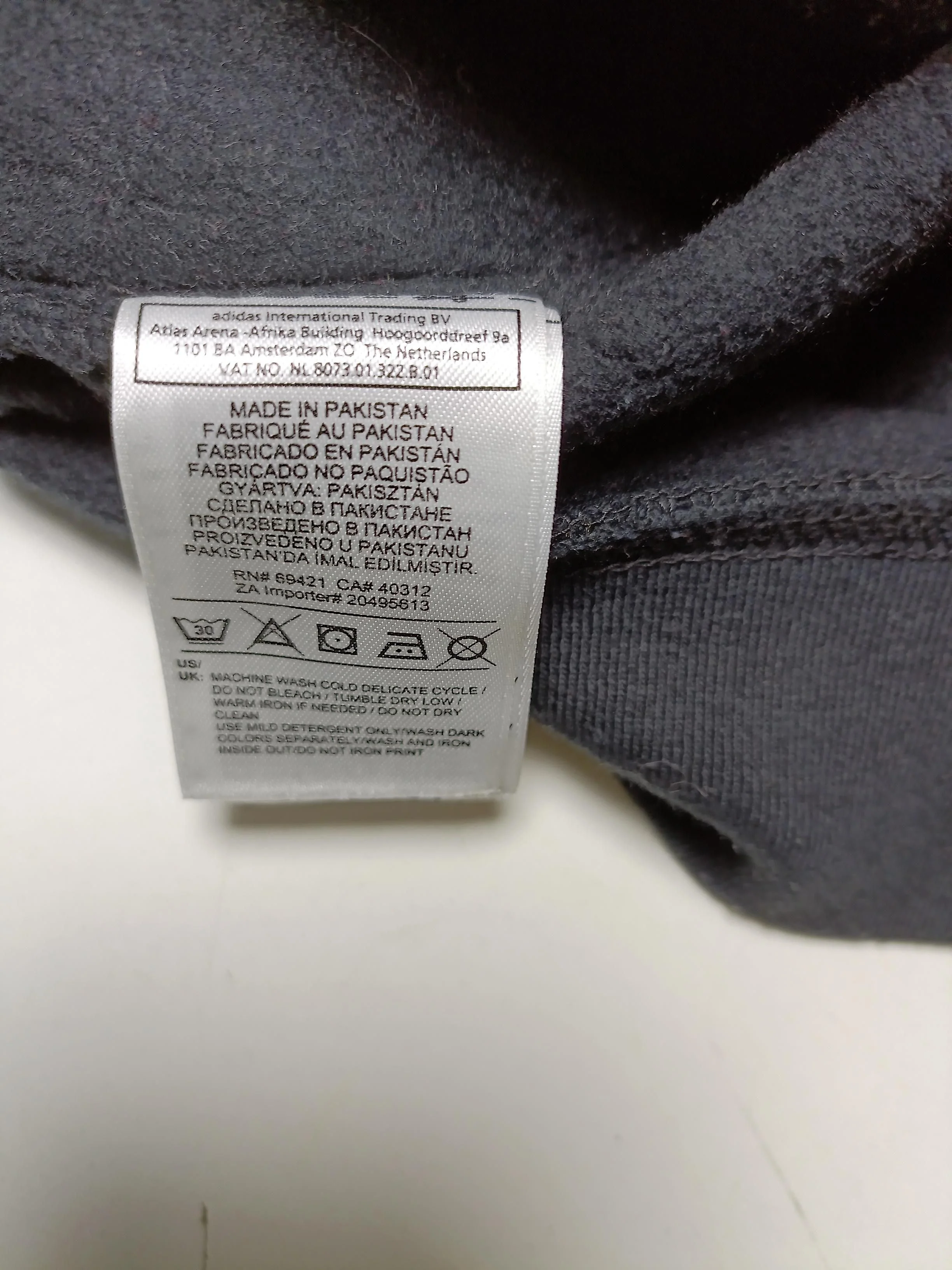 Reebok Men's Hoodie M Black Graphic 100% Cotton Pullover - Image 6