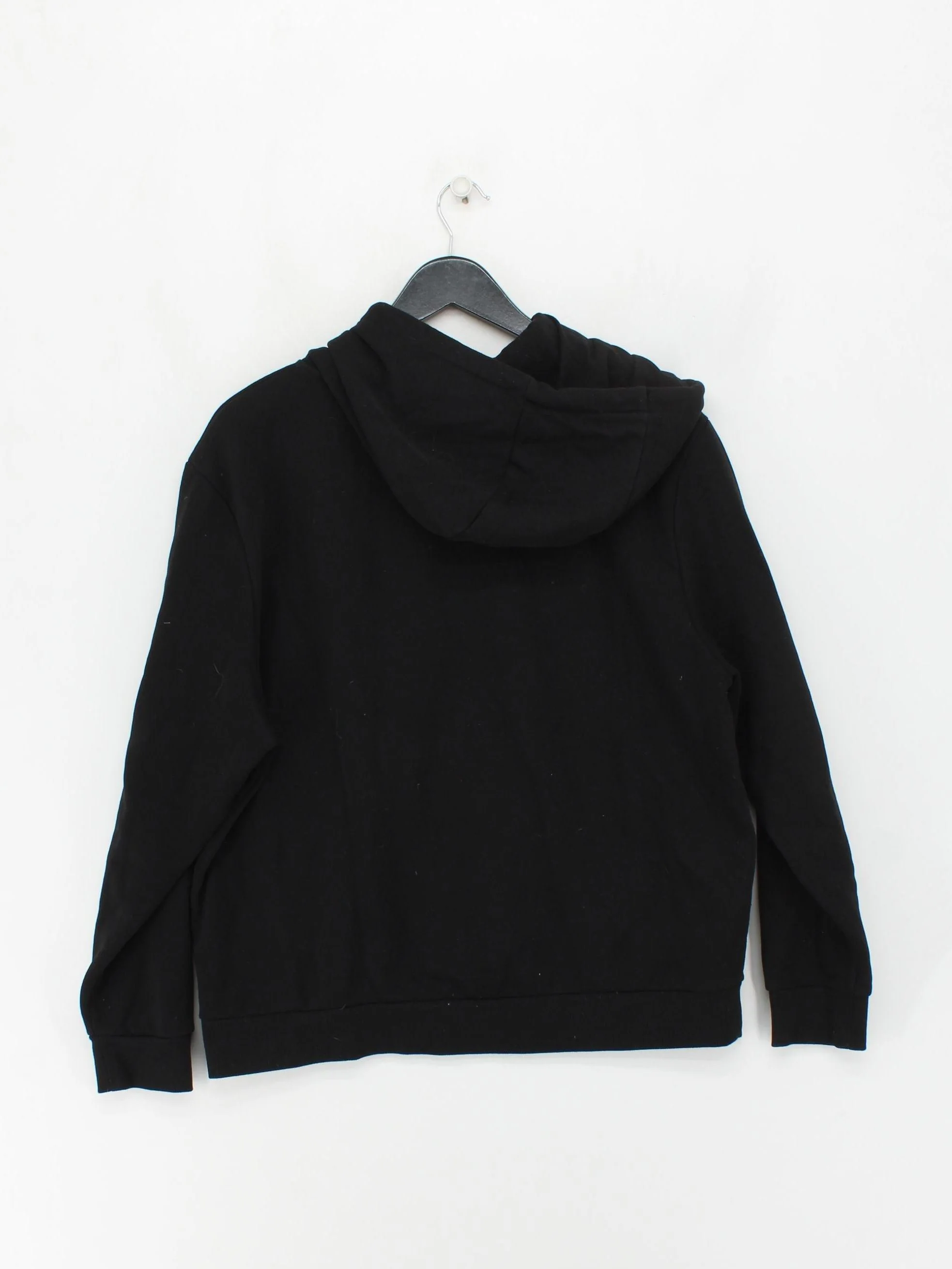 Reebok Men's Hoodie M Black Graphic Cotton with Polyester Pullover - Image 2
