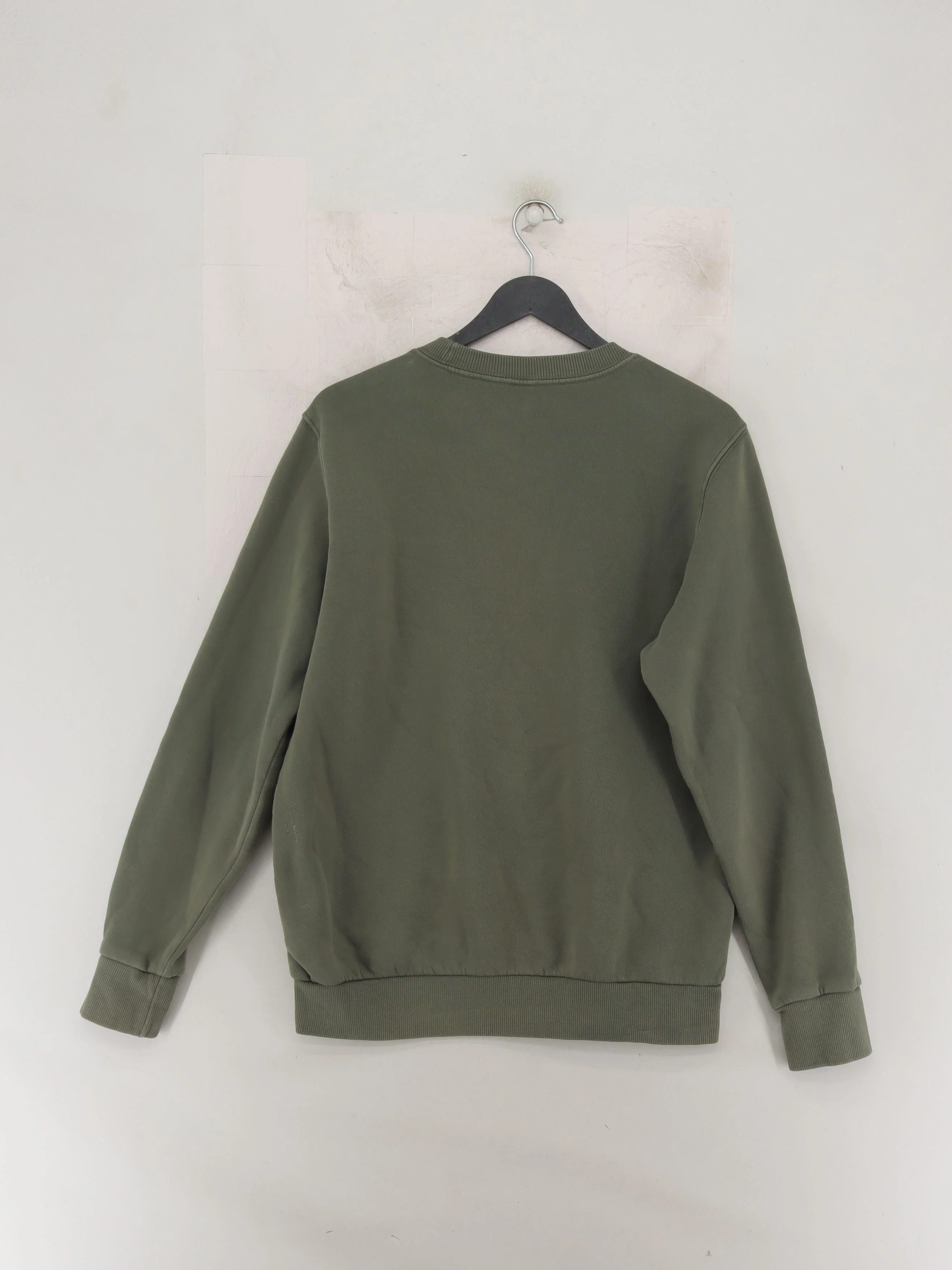 Reebok Men's Hoodie M Green Cotton with Polyester Pullover - Image 2