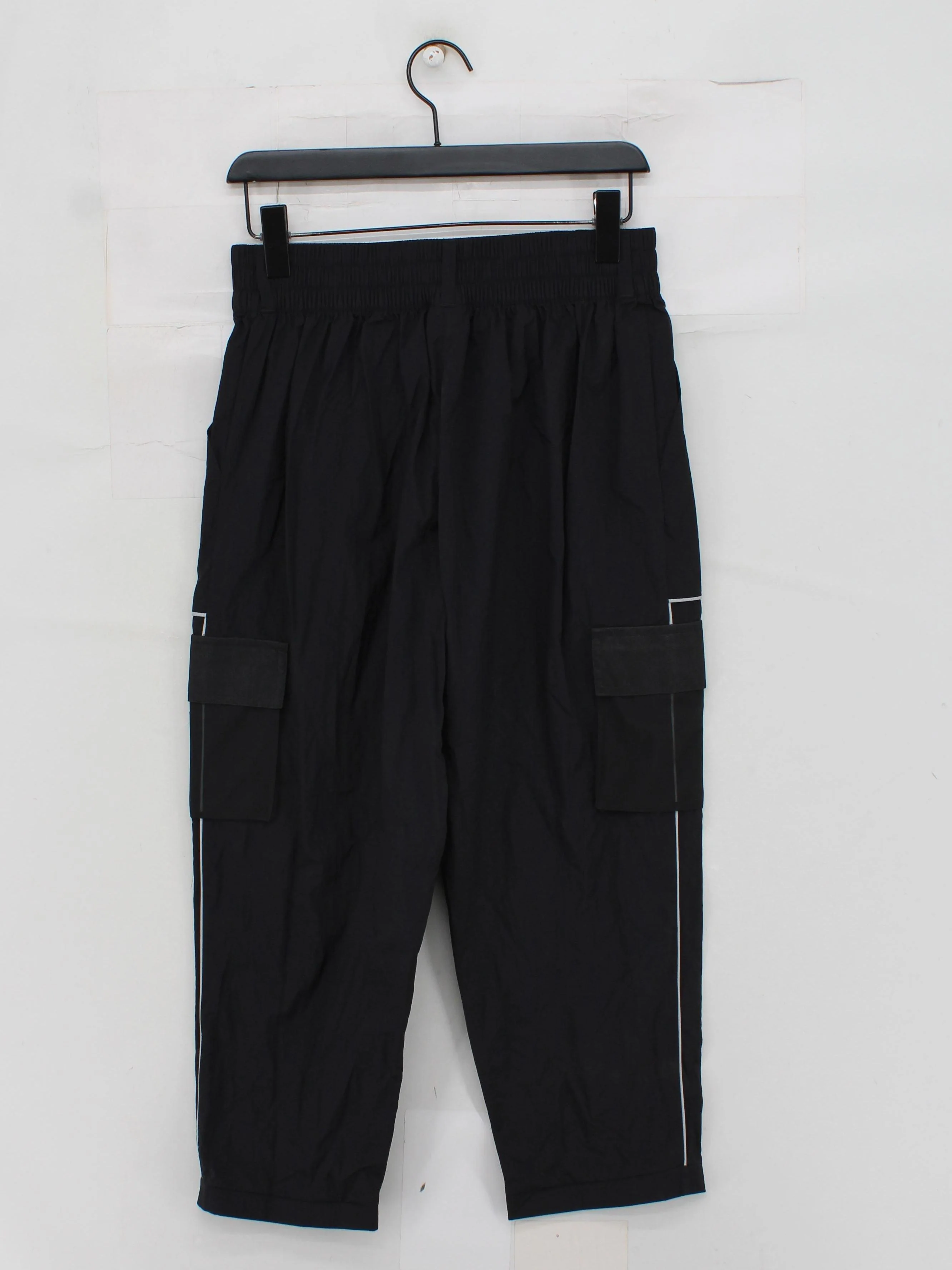 Reebok Men's Sports Bottoms S Black 100% Polyester Sweatpants - Image 2