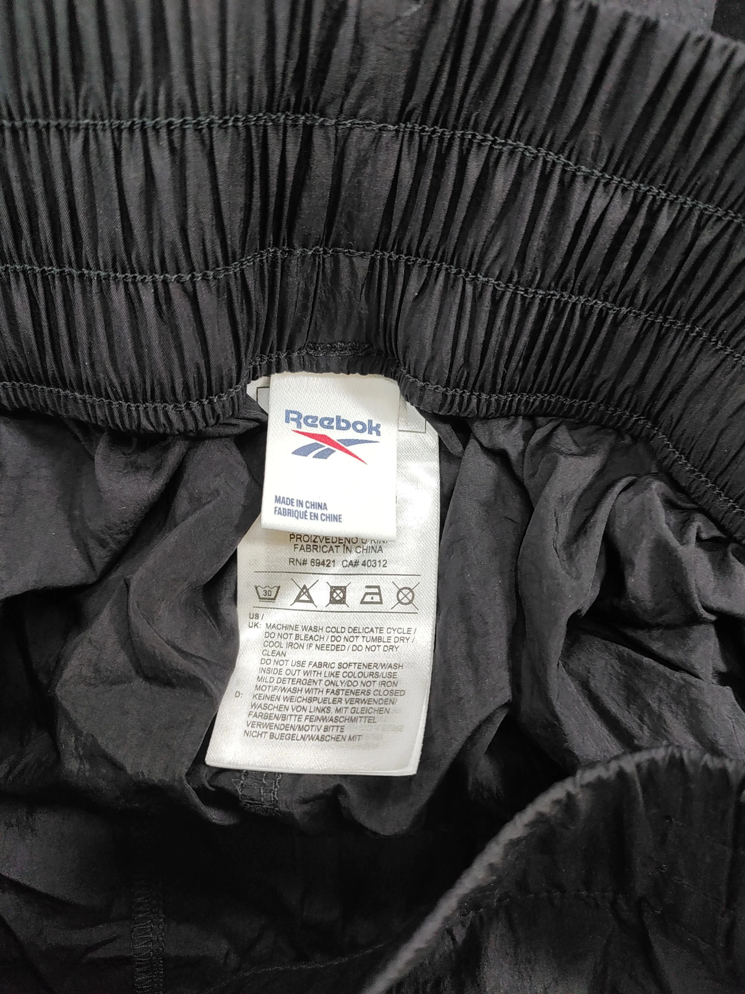 Reebok Men's Sports Bottoms S Black 100% Polyester Sweatpants - Image 5